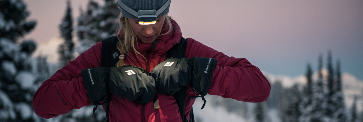 BD athlete Joe Grant adjusts his pack in a tent