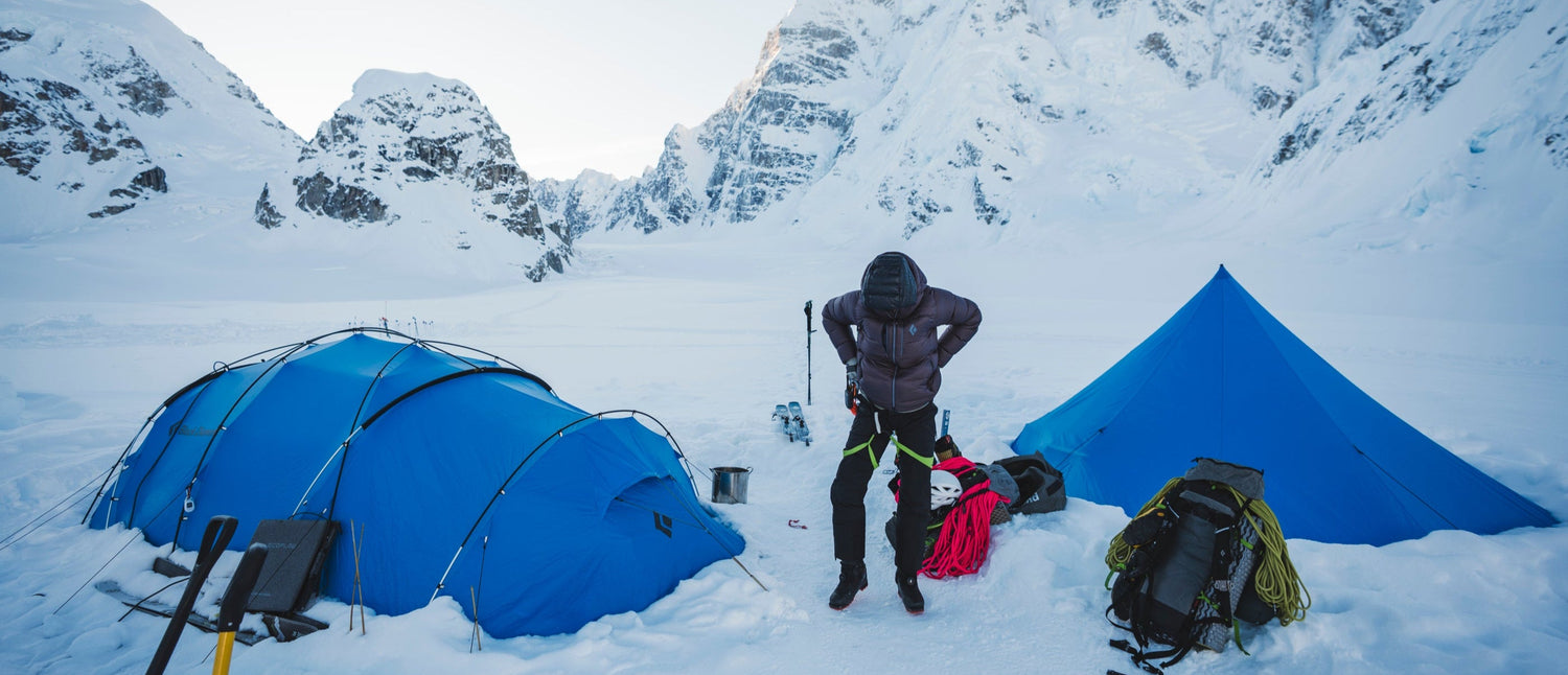 A Black Diamond tent in the Lone Peak Cirque, UT.