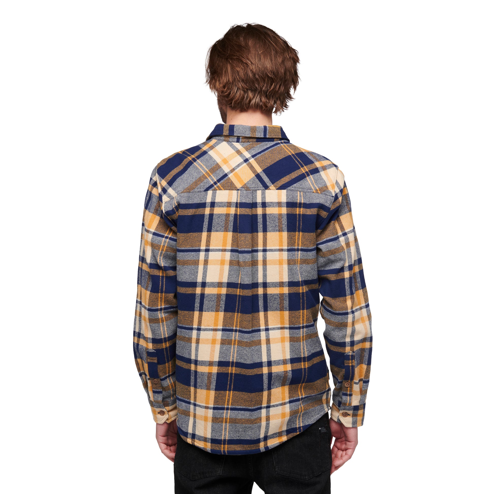 Indigo-Gold Plaid