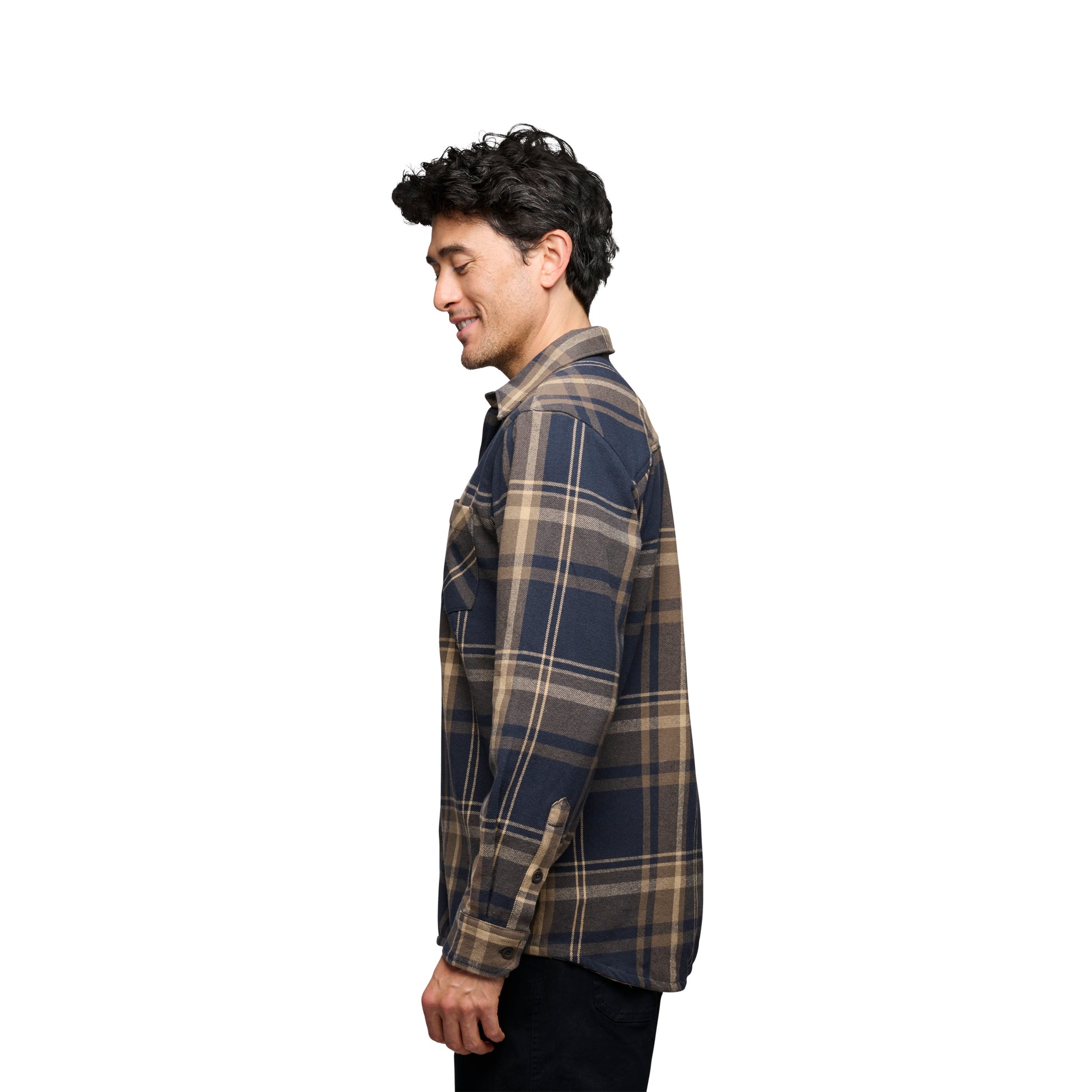 Charcoal-Walnut Plaid