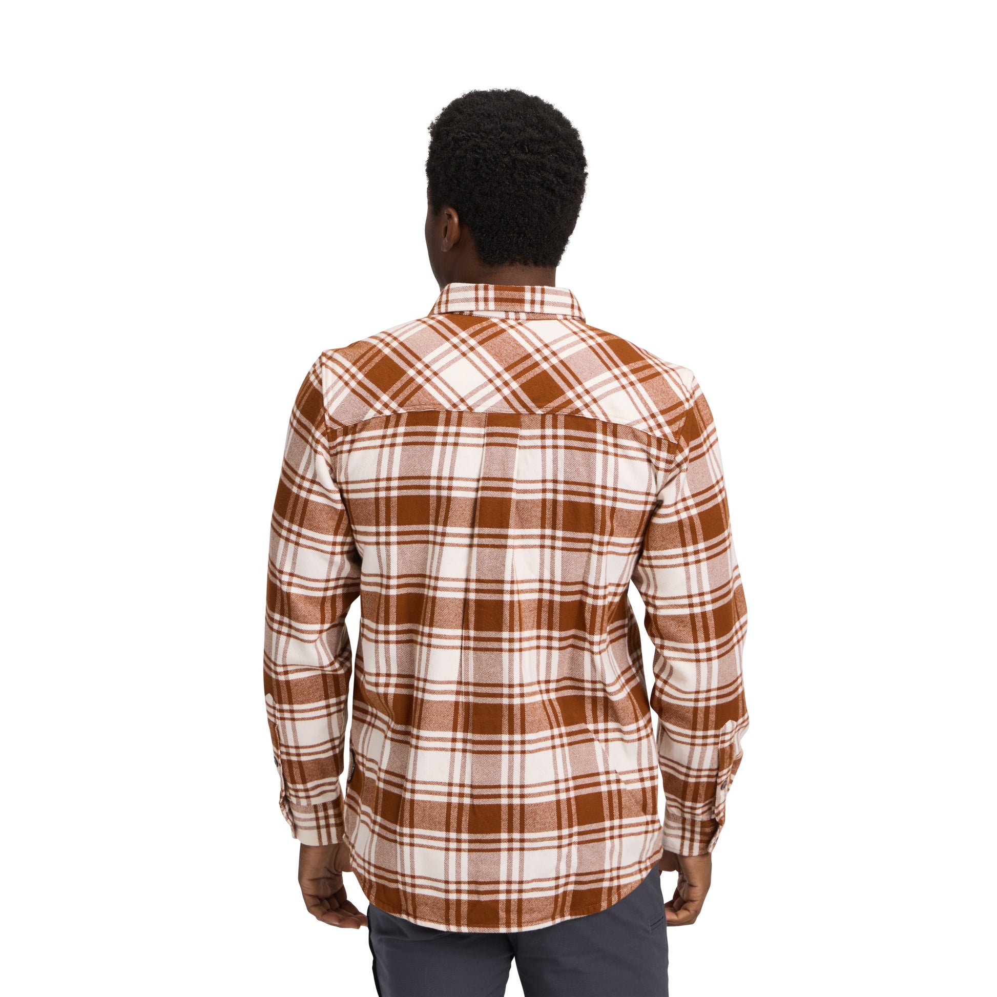 Clay-Off White Plaid
