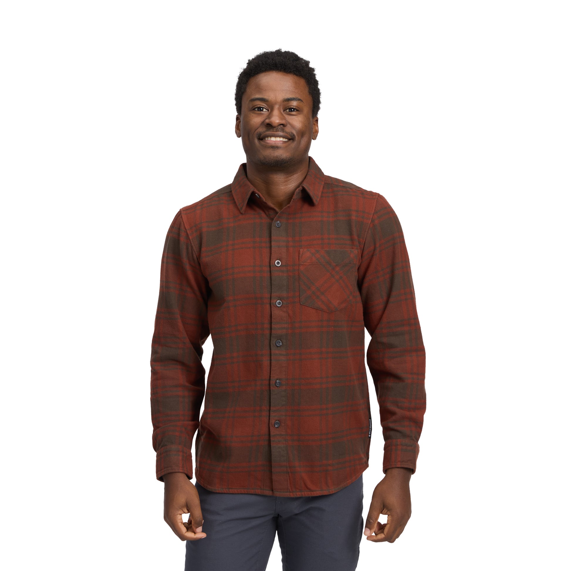 Basalt-Iron Red Plaid
