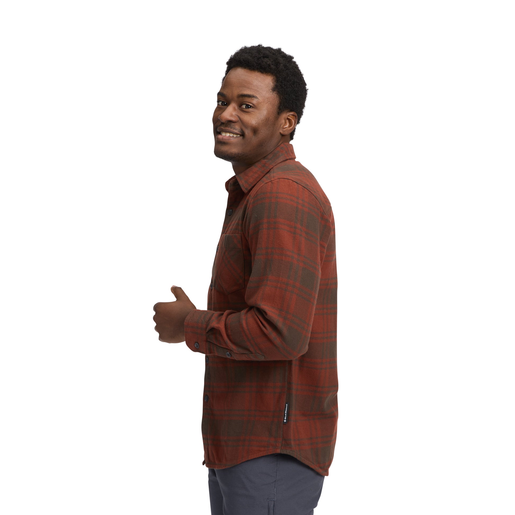 Basalt-Iron Red Plaid