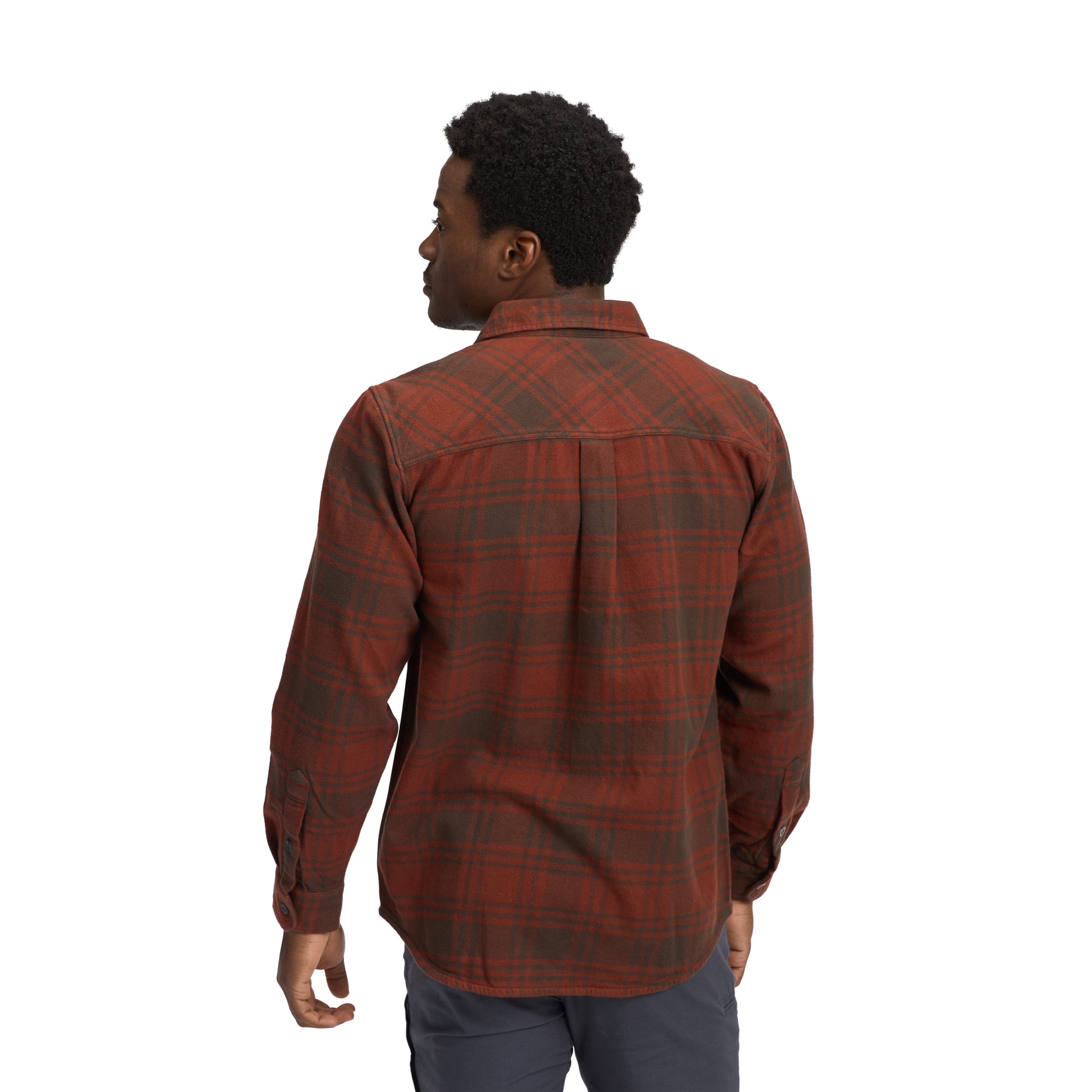 Basalt-Iron Red Plaid