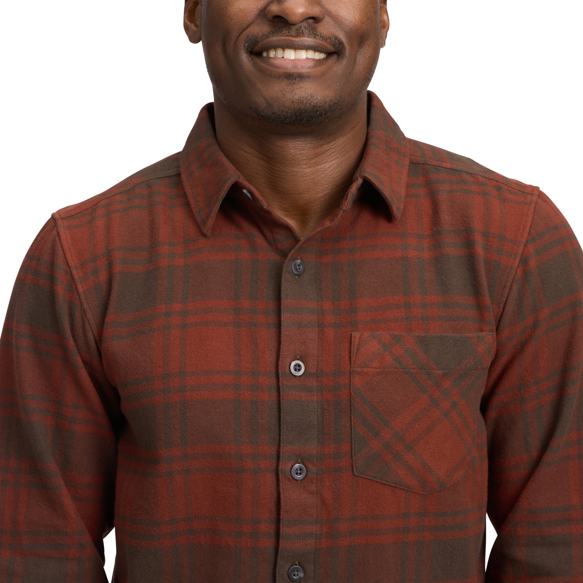 Basalt-Iron Red Plaid