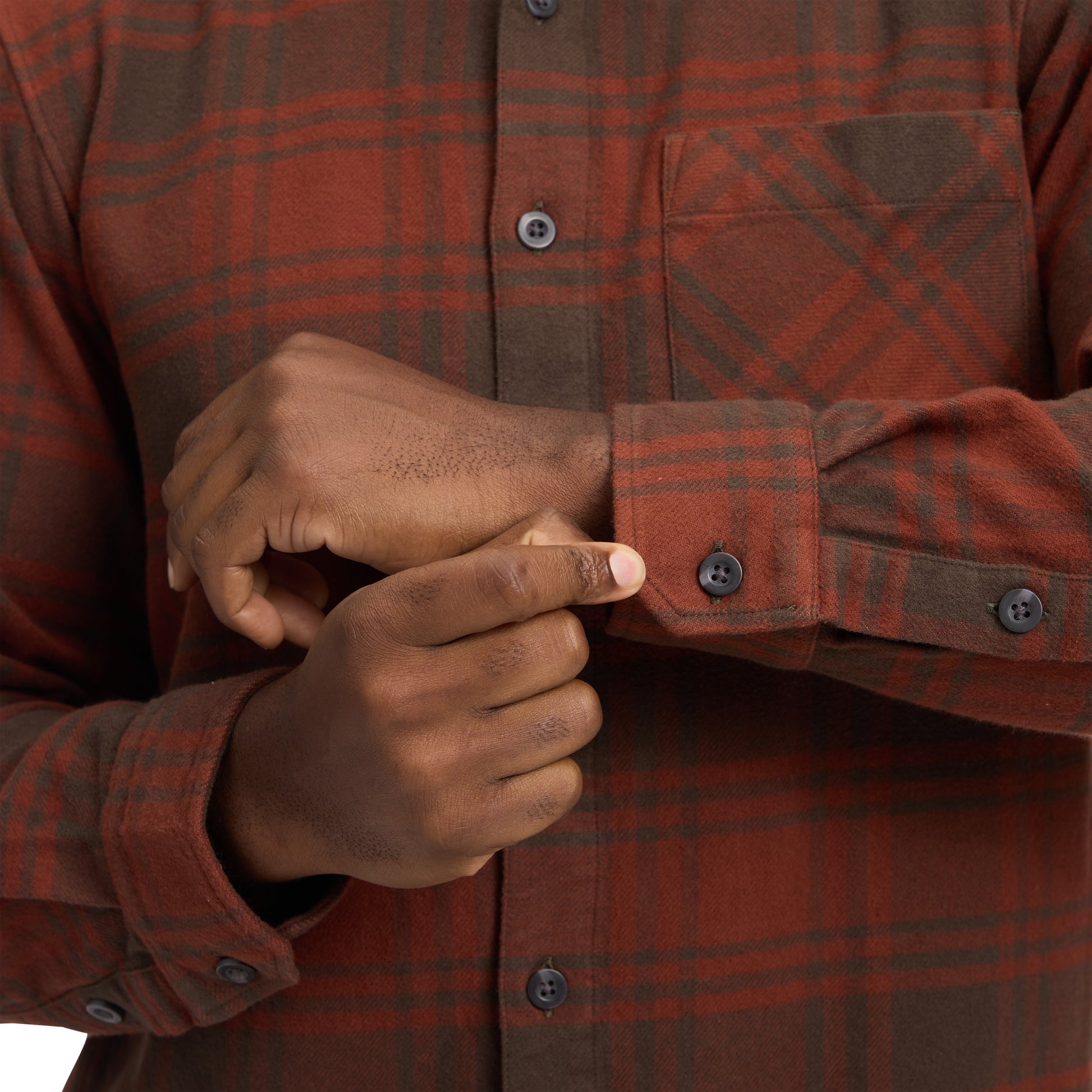 Basalt-Iron Red Plaid