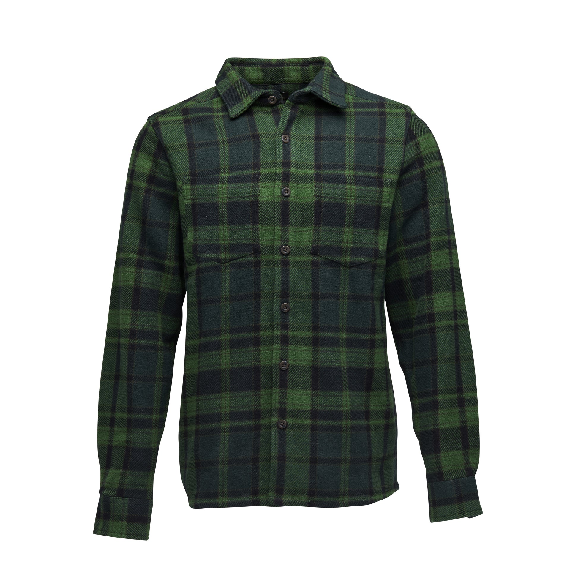 Palm Green-Anthracite Plaid