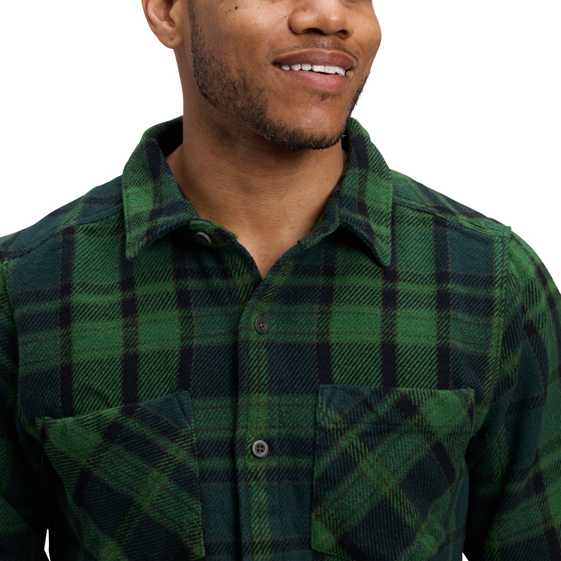 Palm Green-Anthracite Plaid