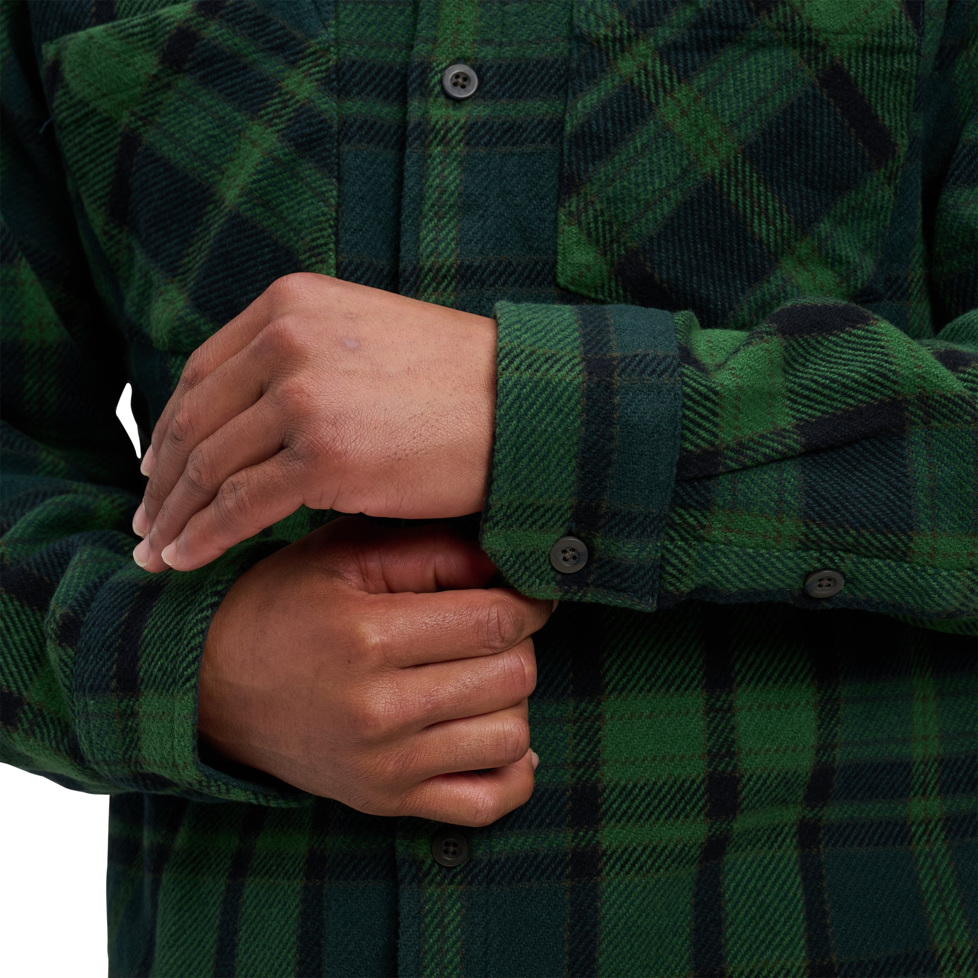 Palm Green-Anthracite Plaid