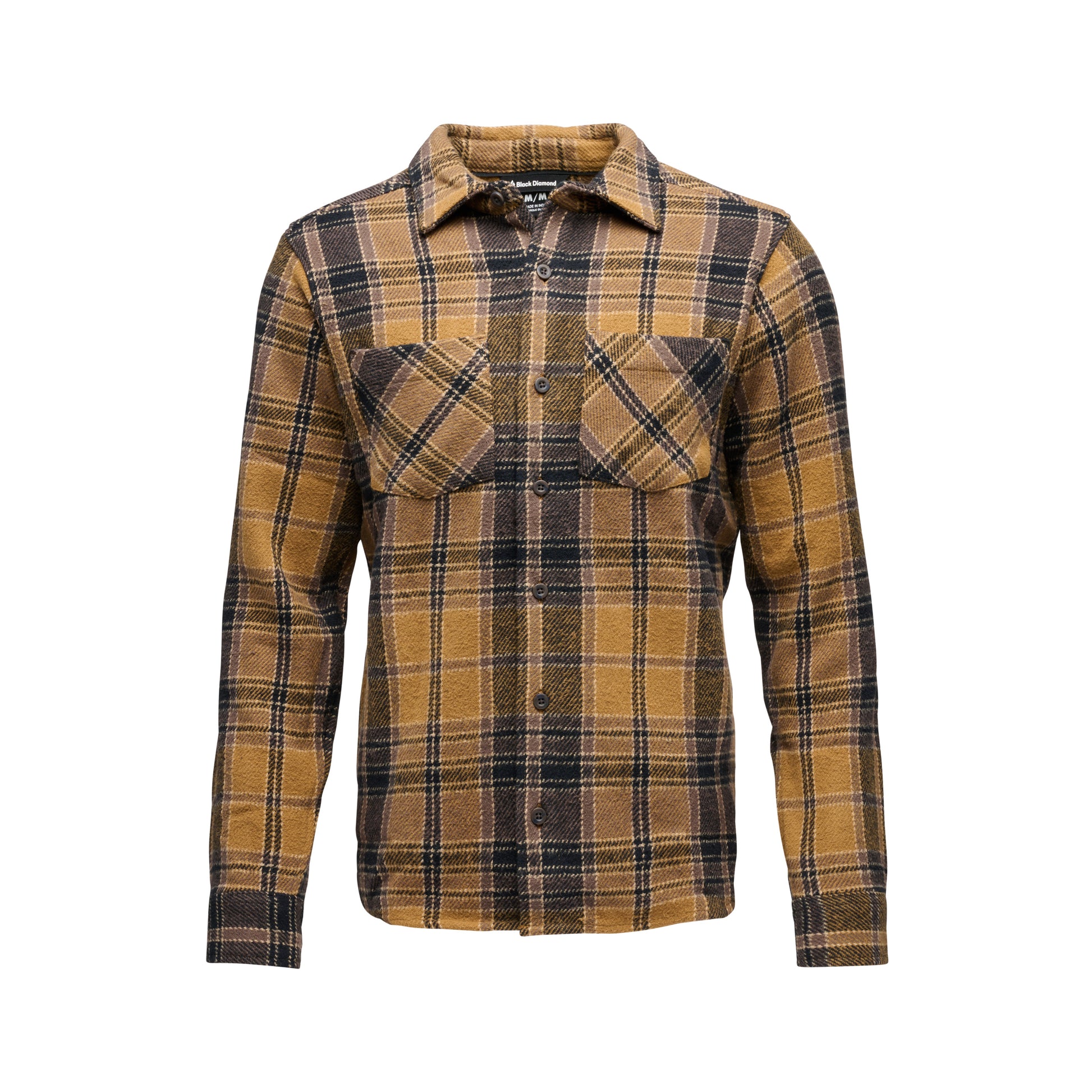 Flax-Black Plaid