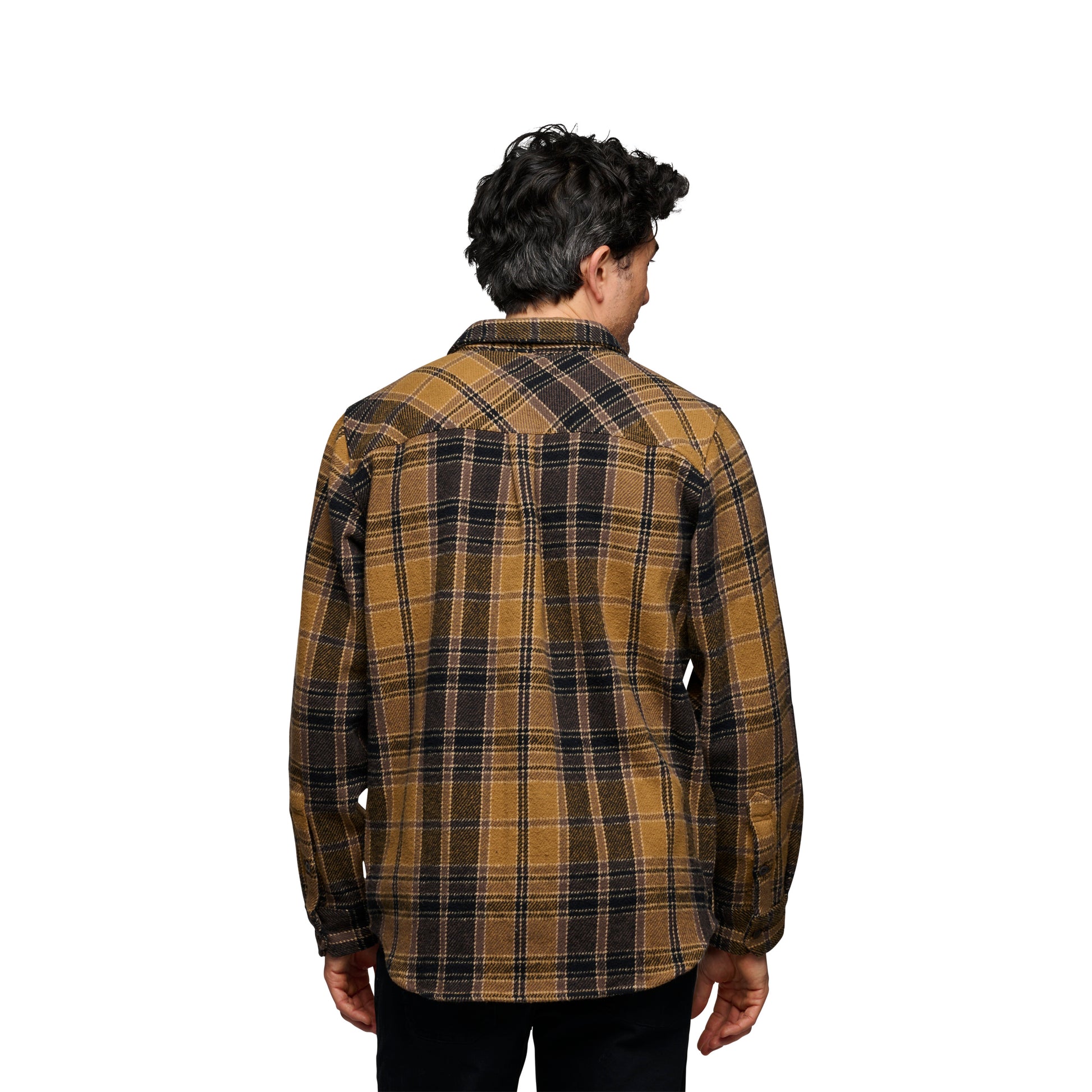 Flax-Black Plaid
