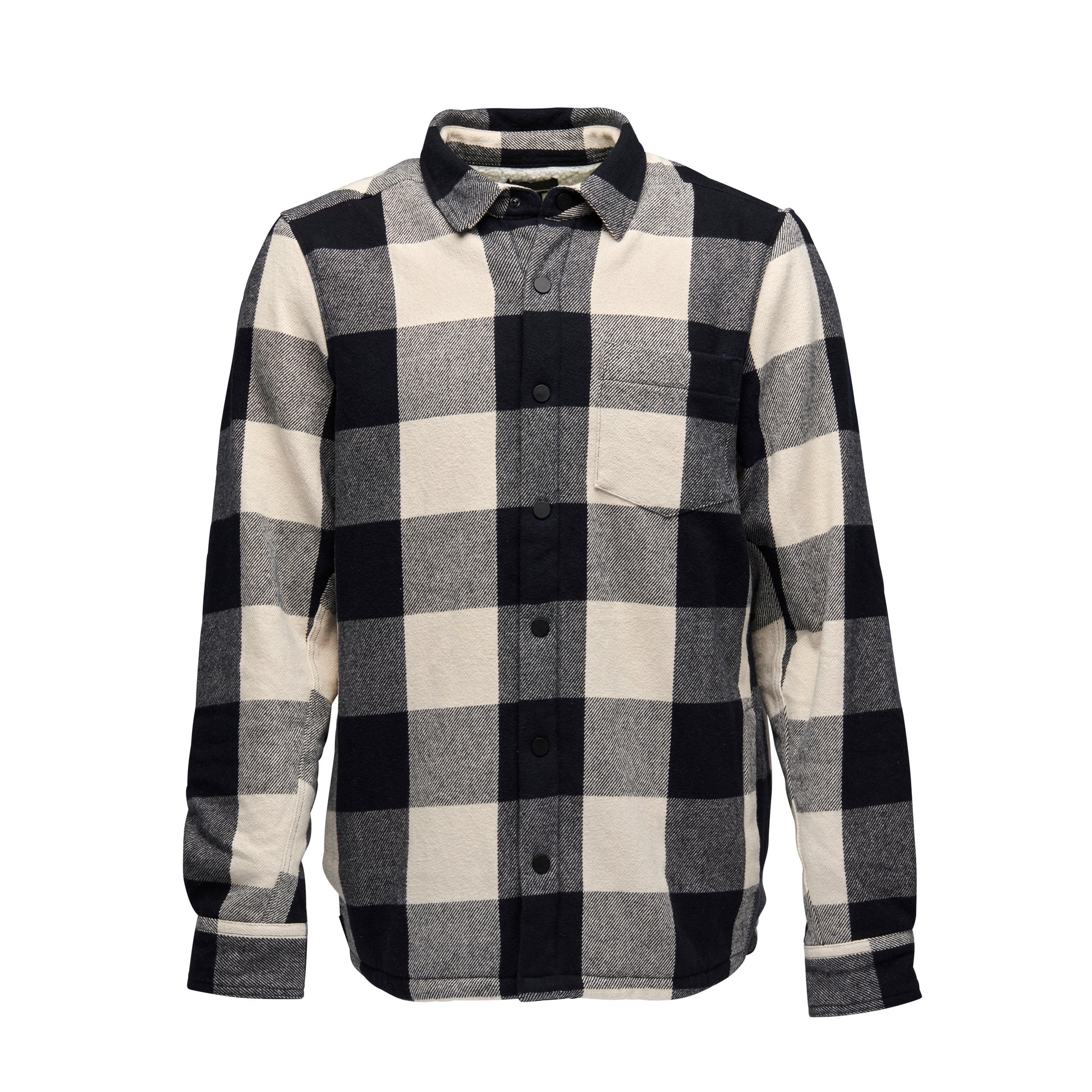 Black-Off White Plaid