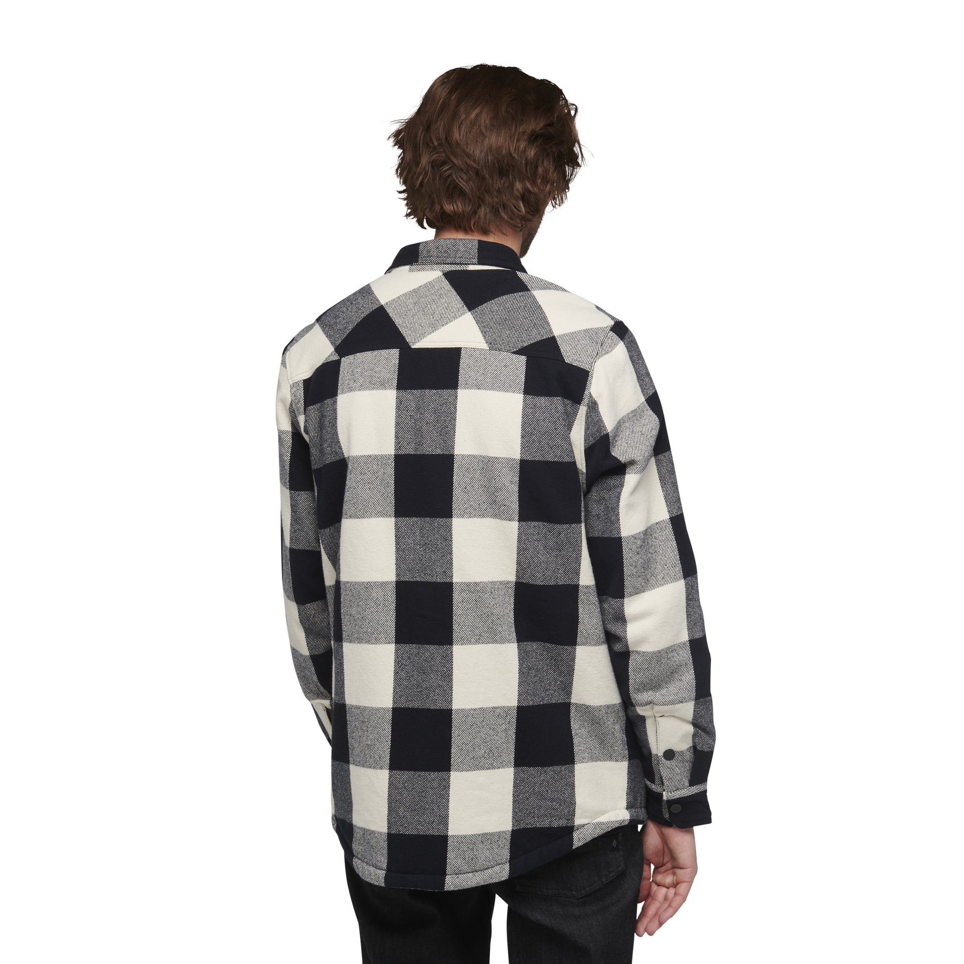 Black-Off White Plaid