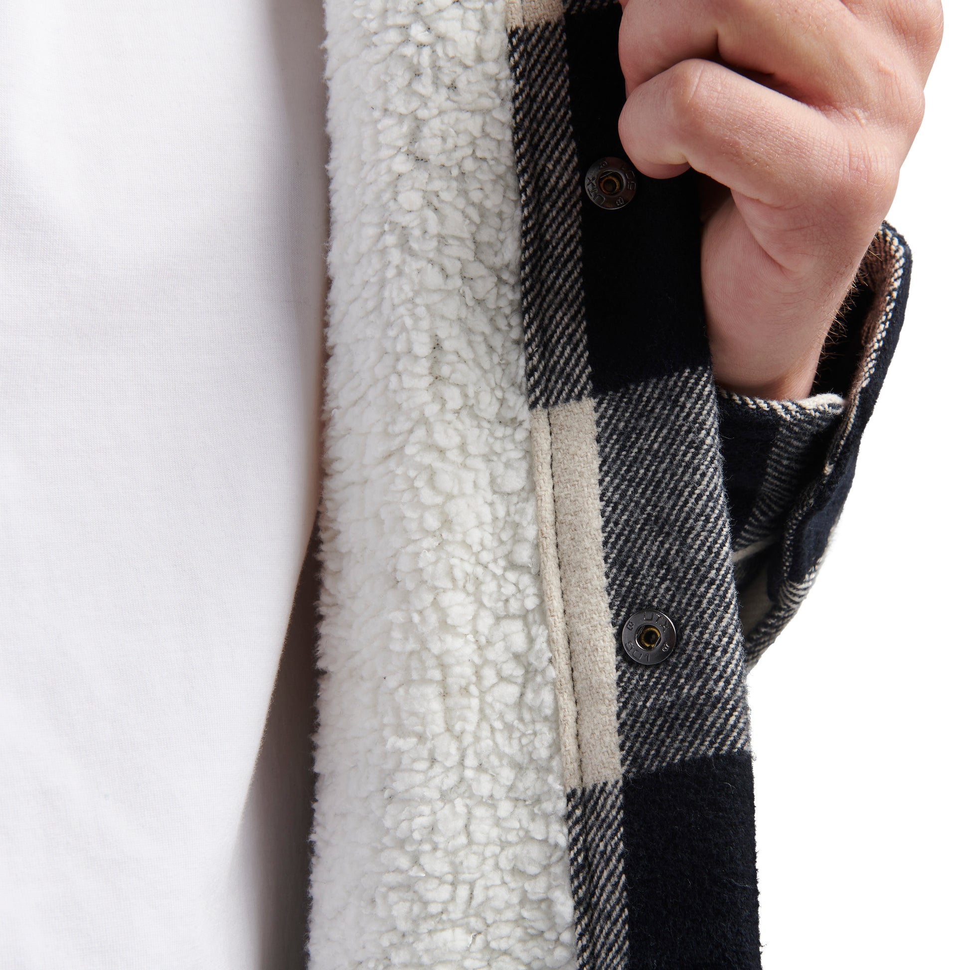 Black-Off White Plaid