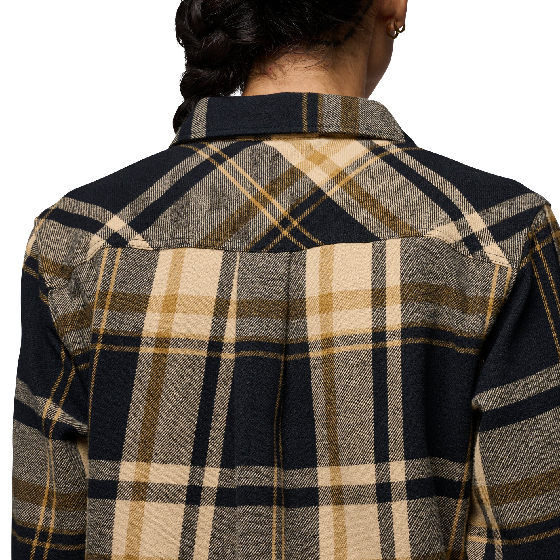 Khaki-Black Plaid