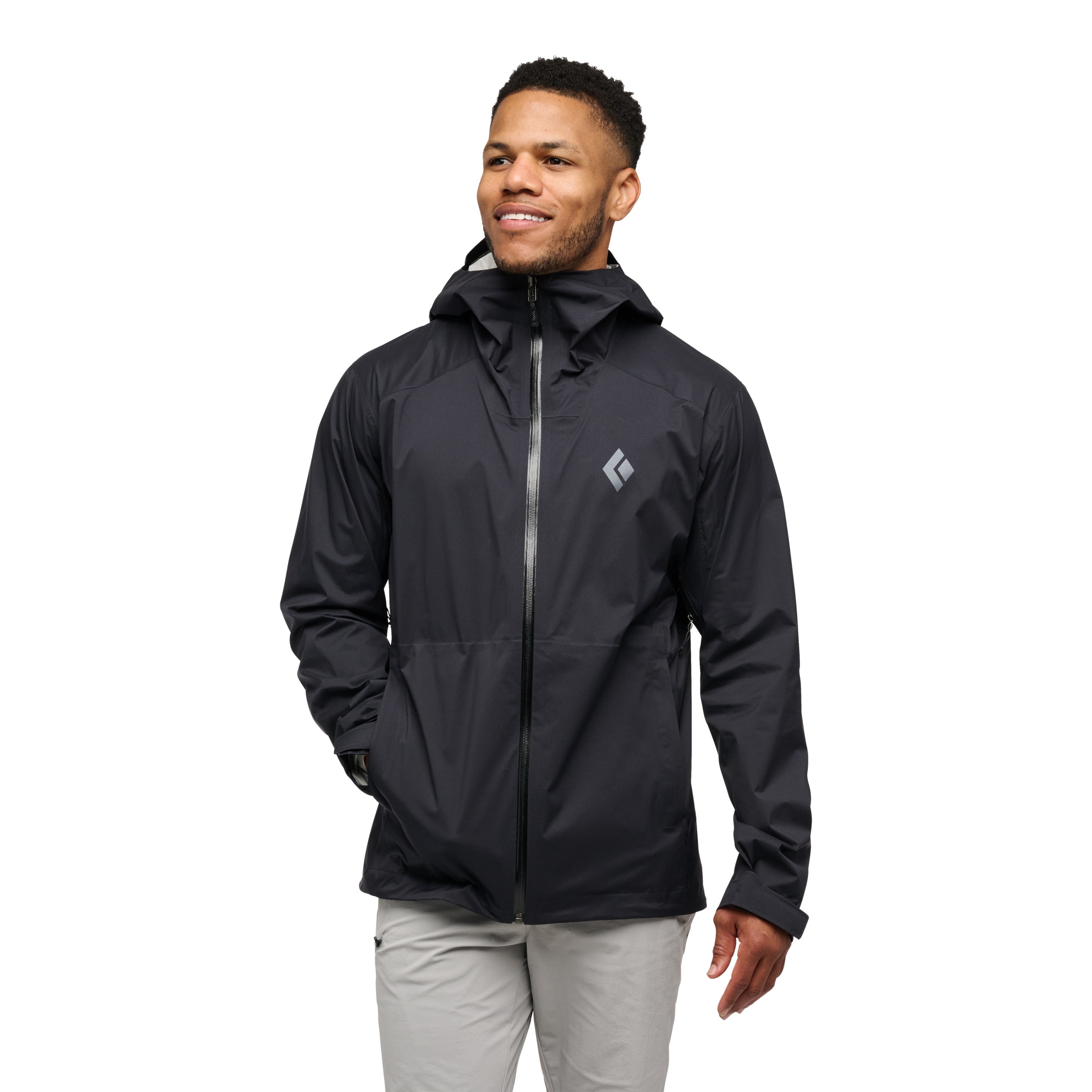 Black Diamond Men's Fineline Stretch Shell Flax / S