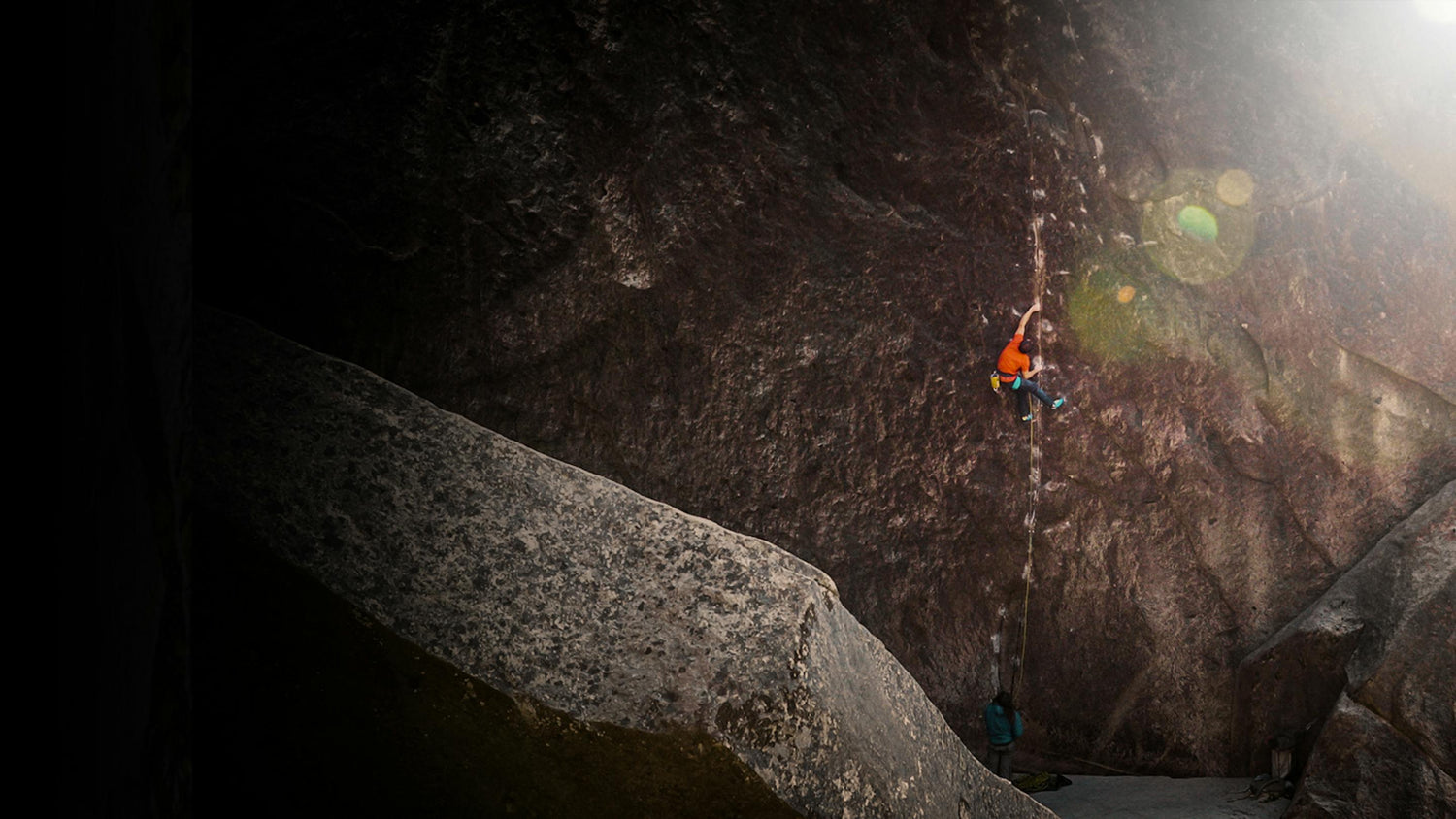 BD ATHLETE CARLO TRAVERSI ON THE SECOND ASCENT OF MELTDOWN (5.14C)