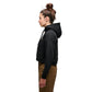 Black ~ Model is 5' 6" | Chest 36" | Waist 27" | Size Small/6 