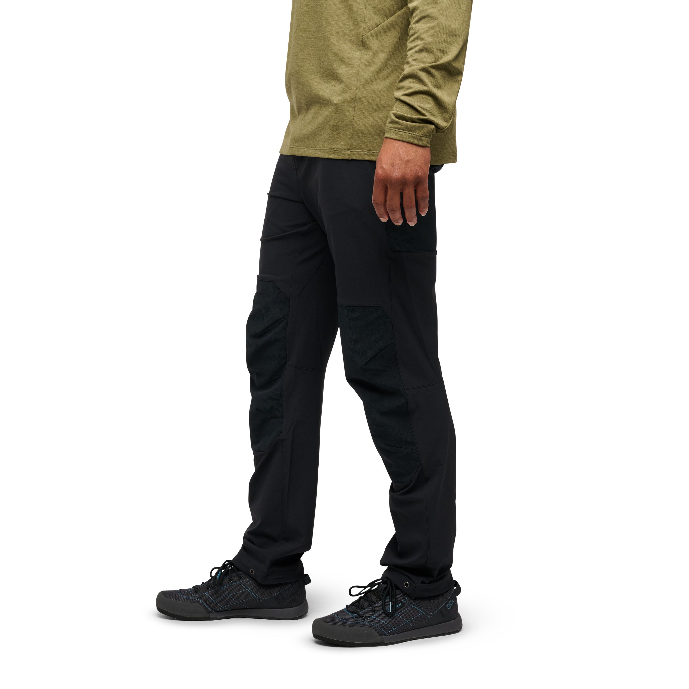 Black-Black ~ Model is 5' 11" | Waist 33" | Size Medium/32 