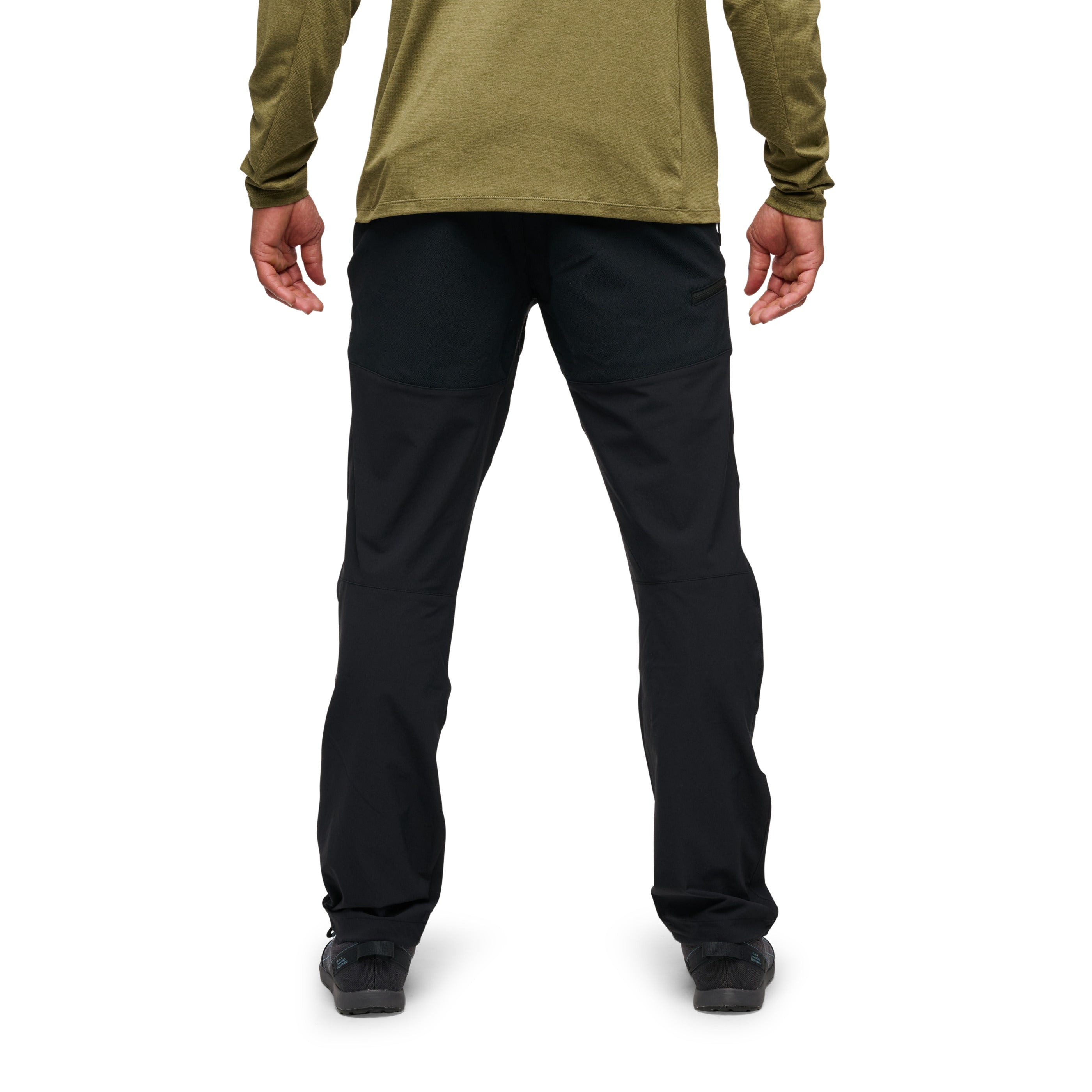 Black-Black ~ Model is 5' 11" | Waist 33" | Size Medium/32 