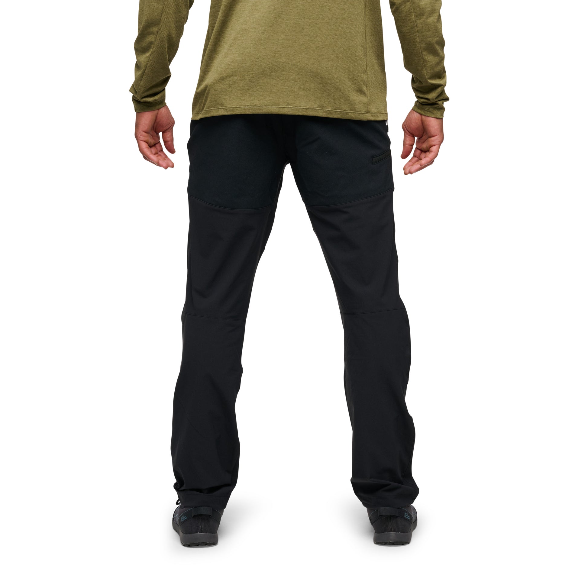 Black-Black ~ Model is 5' 11" | Waist 33" | Size Medium/32 