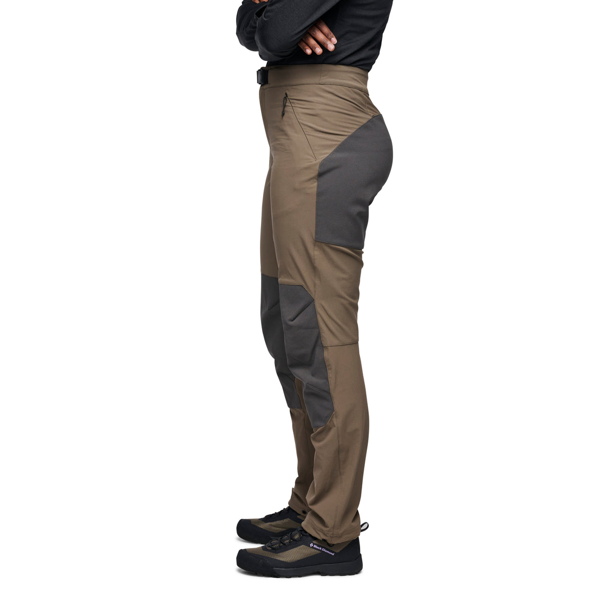 Walnut-Anthracite ~ Model is 5' 7" | Waist 28.5" | Size Small/6 