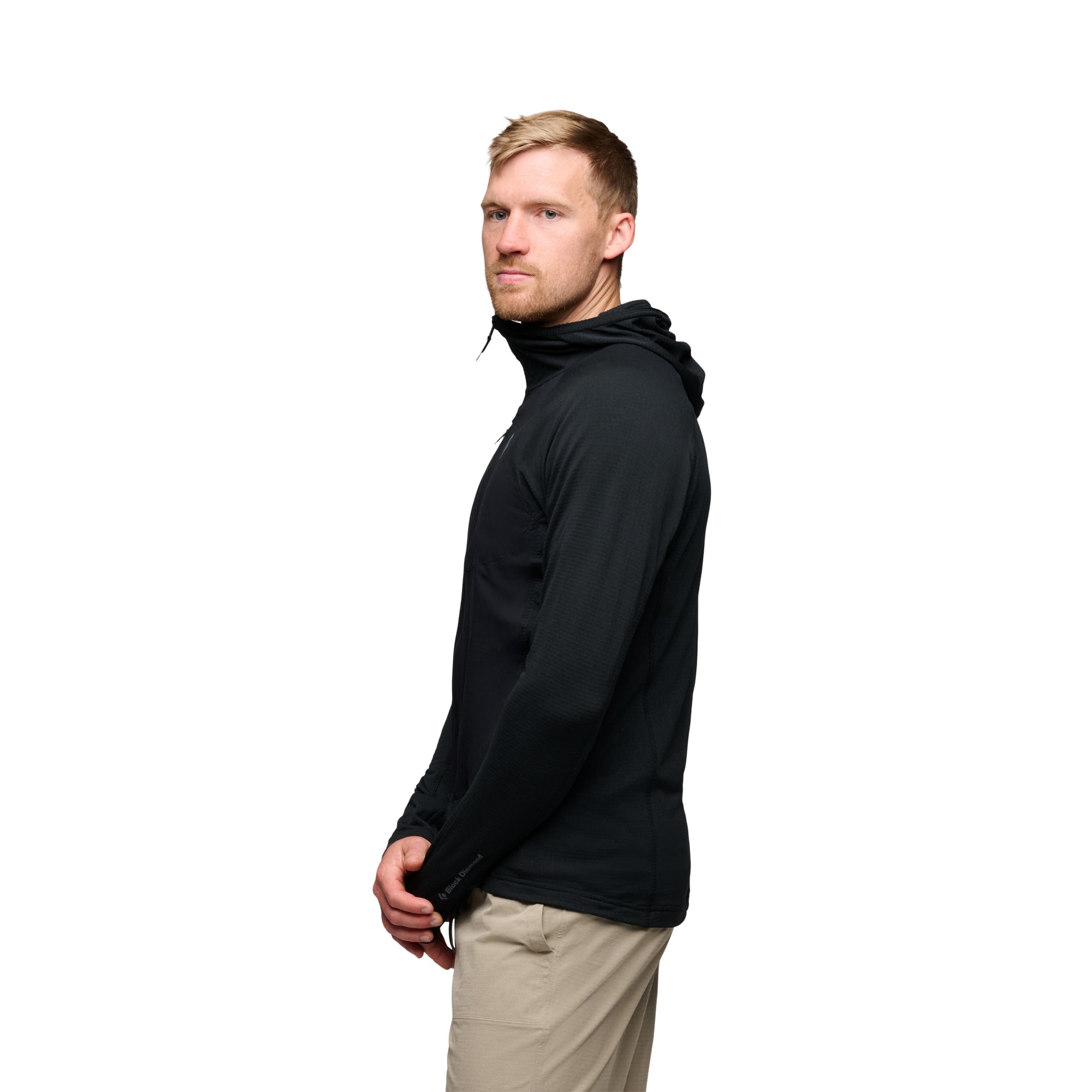 Black-Black ~ Model is 6' 0" | Chest 40" | Waist 32" | Size Medium/32