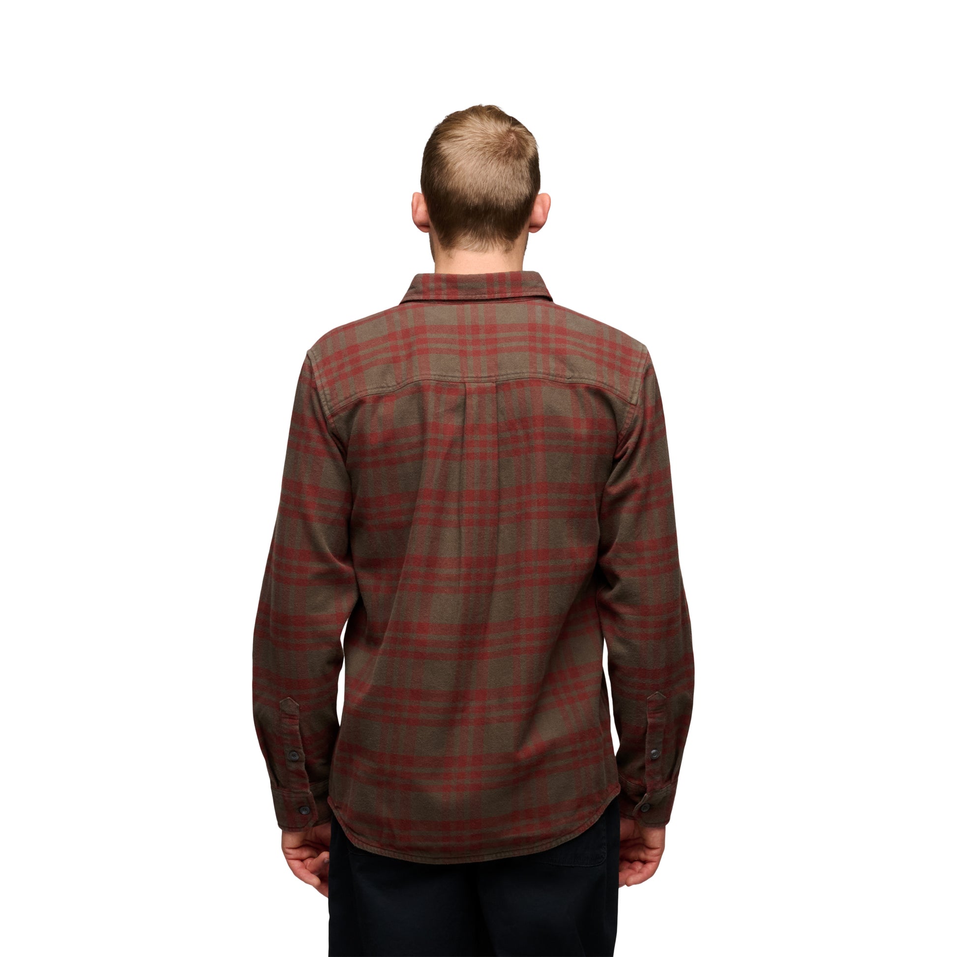 Iron Red-Basalt ~ Model is 6' 0" | Chest 40" | Waist 32" | Size Medium/32 