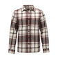 Burgundy-Off White Plaid 
