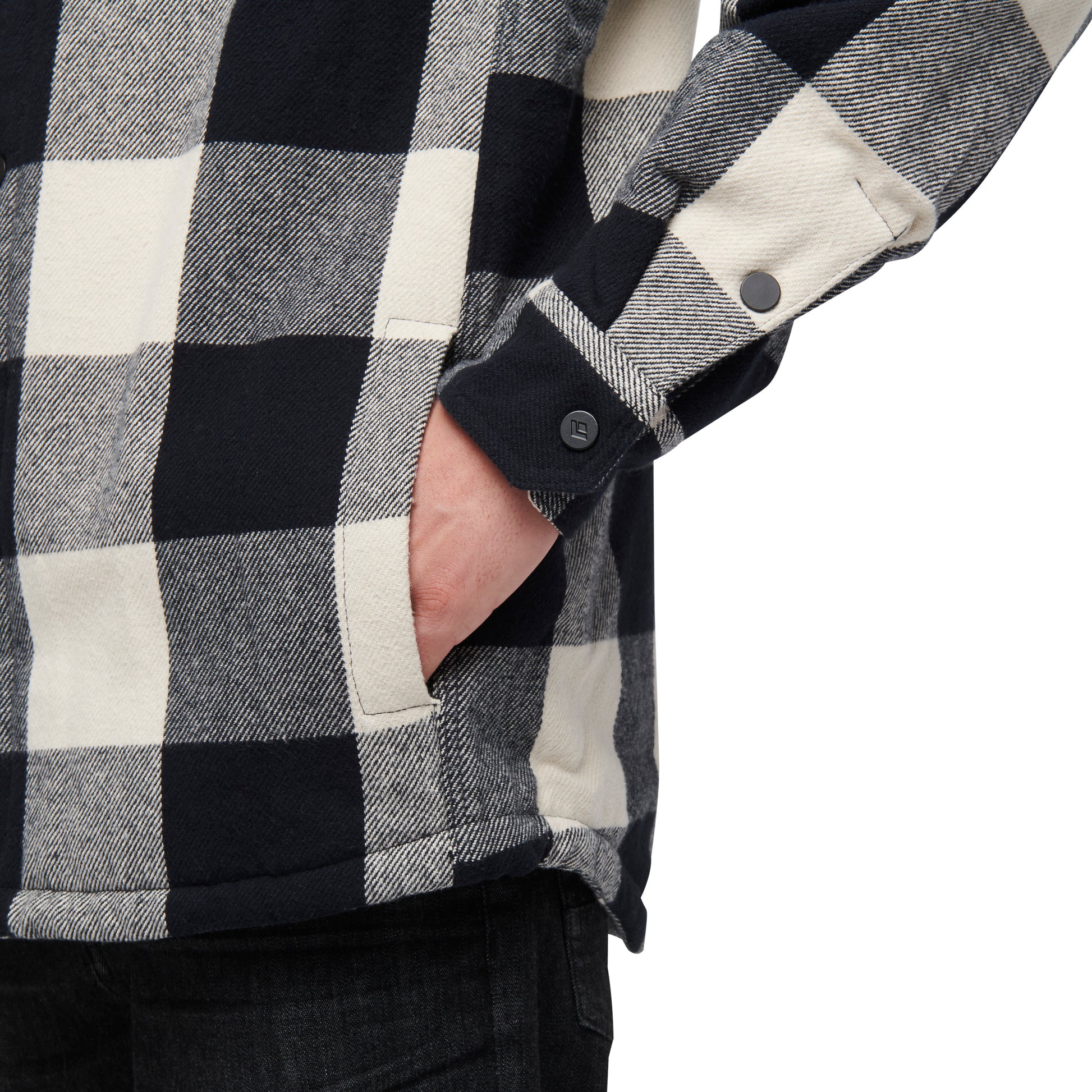 Black-Off White Plaid