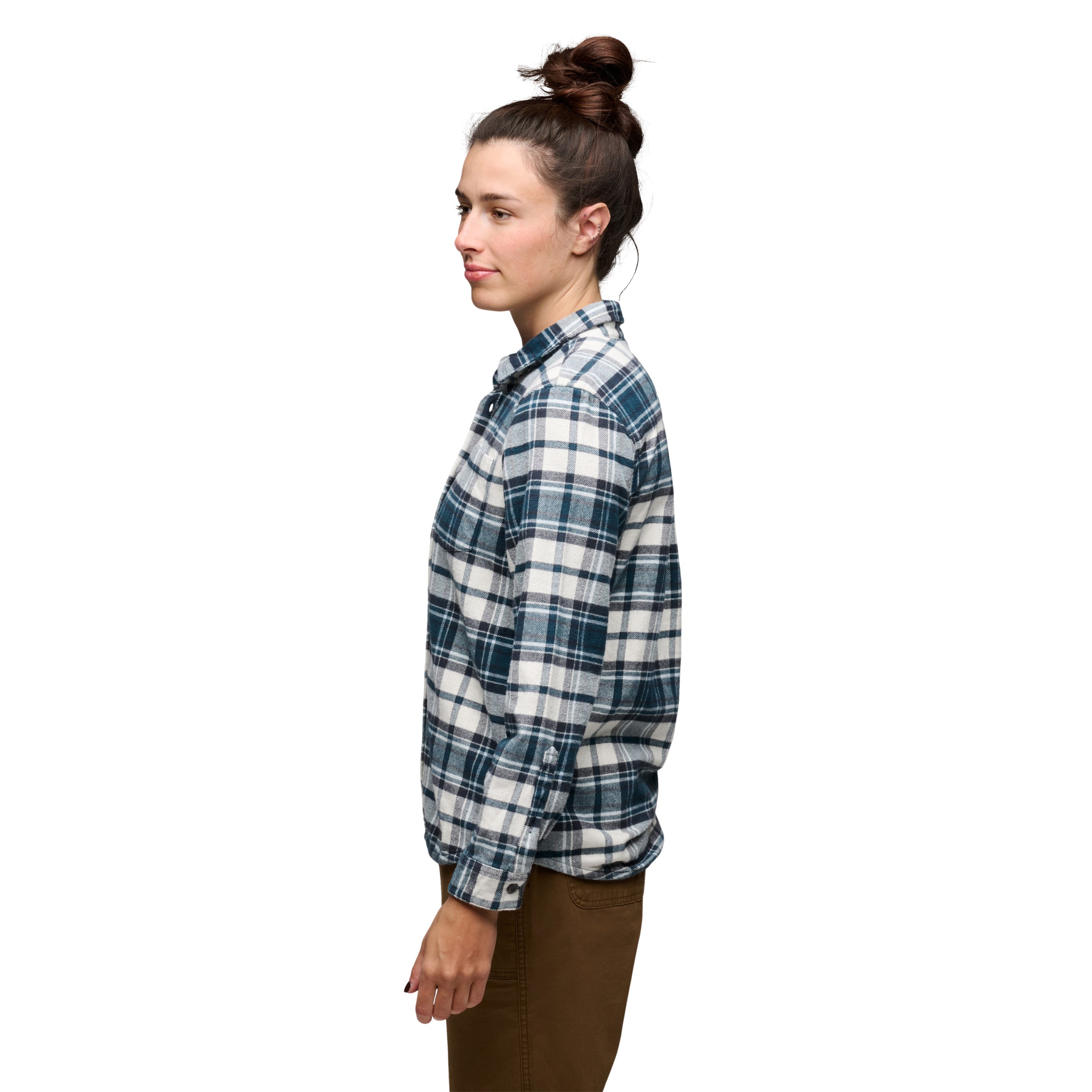 Midnight Blue-Chalk ~ Model is 5' 6" | Chest 36" | Waist 27" | Size Small/6 
