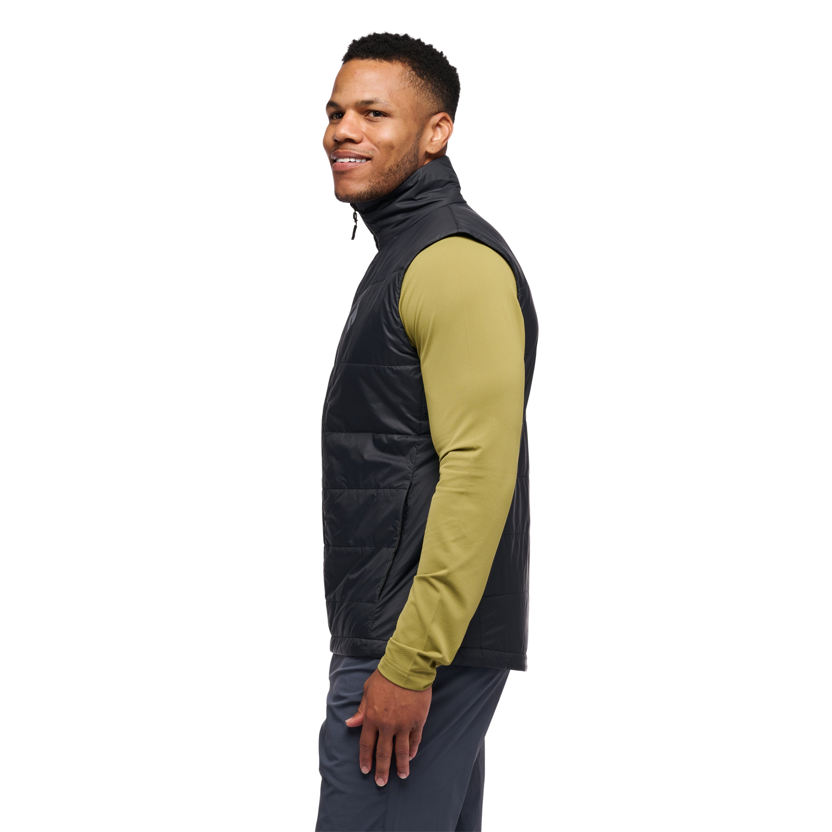 Black ~ Model is 5' 11" | Chest 40" | Waist 33" | Size Medium/32 