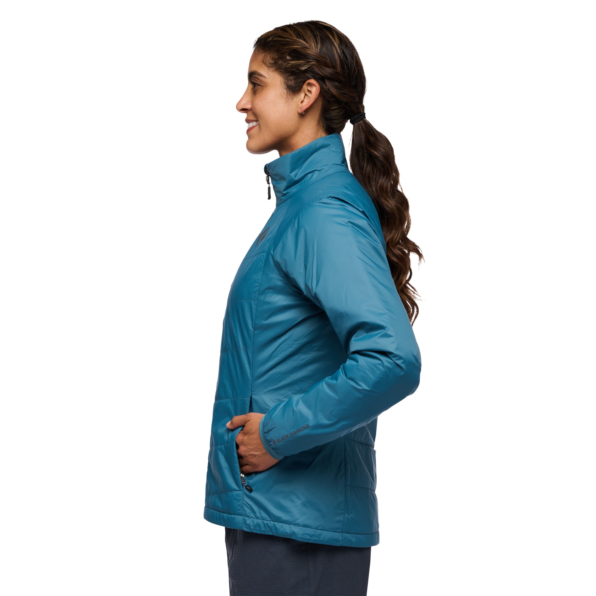 Creek Blue ~ Model is 5' 6" | Chest 34" | Waist 28" | Size Small/6 