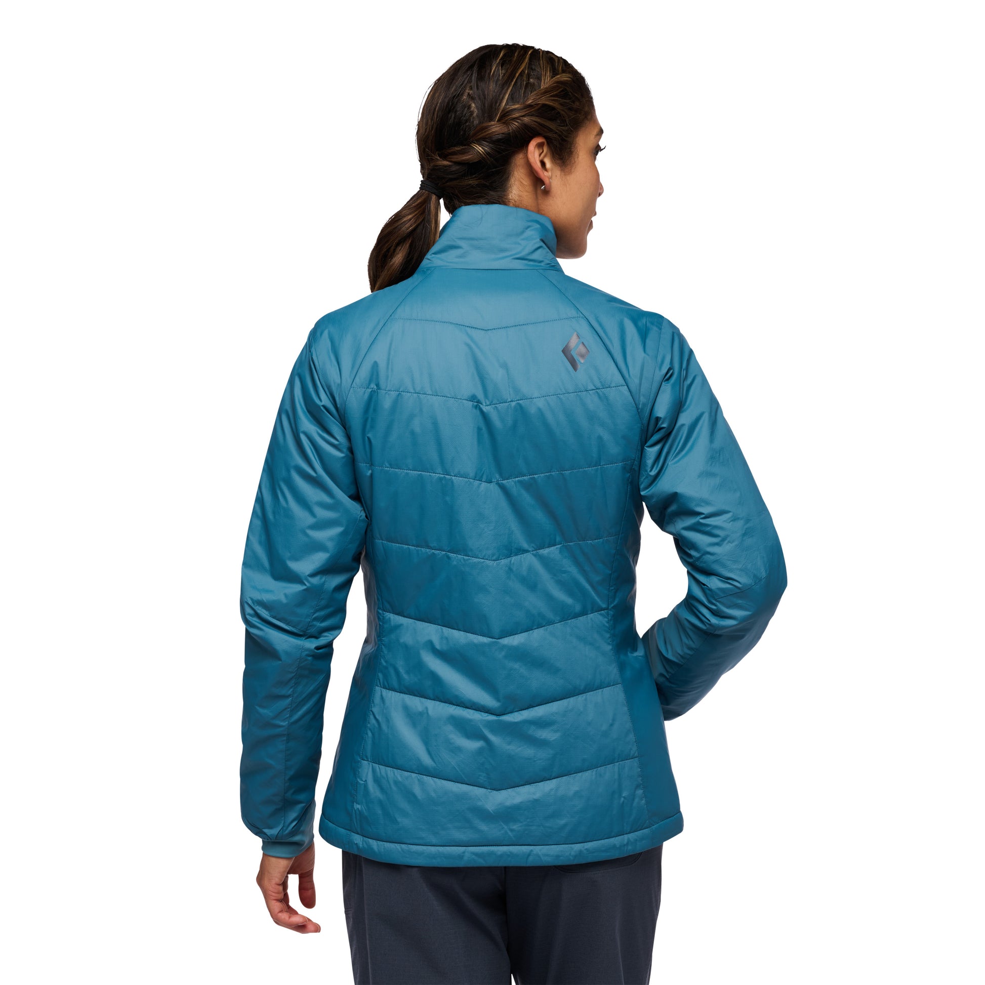 Creek Blue ~ Model is 5' 6" | Chest 34" | Waist 28" | Size Small/6 
