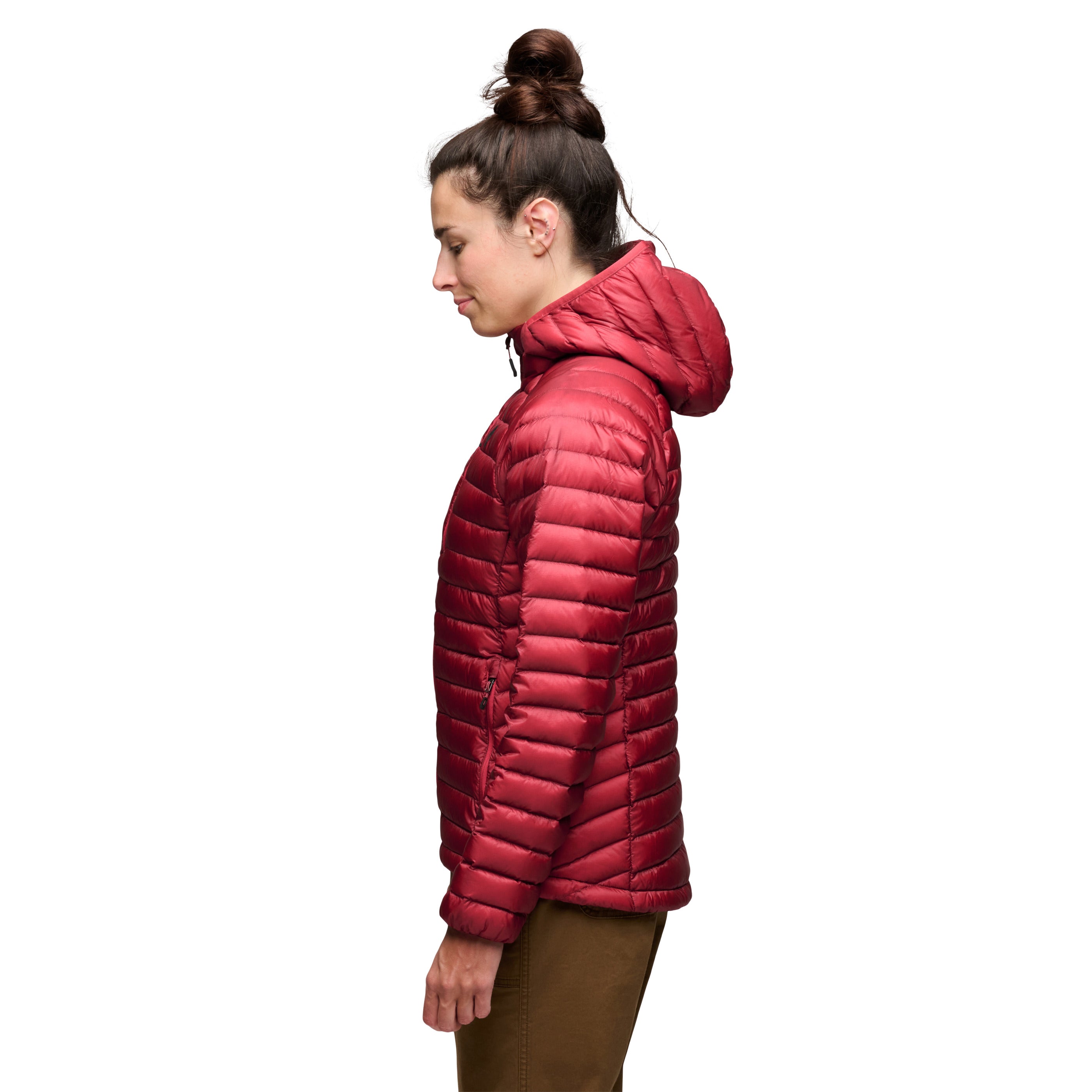 Mineral Red ~ Model is 5' 6" | Chest 36" | Waist 27" | Size Small/6 