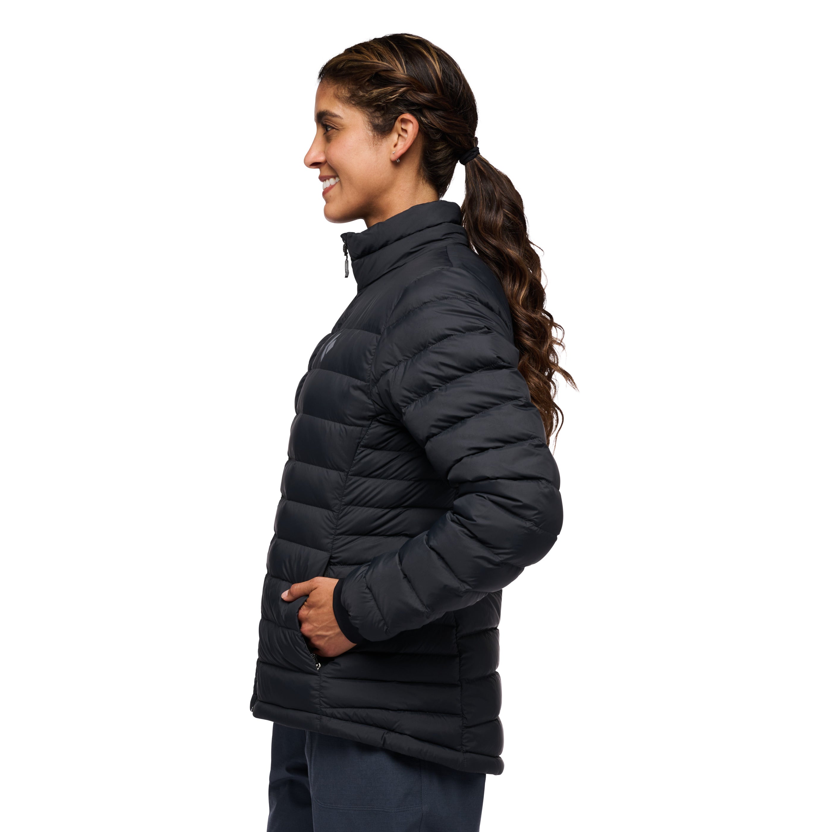 Black ~ Model is 5' 6" | Chest 34" | Waist 28" | Size Small/6 