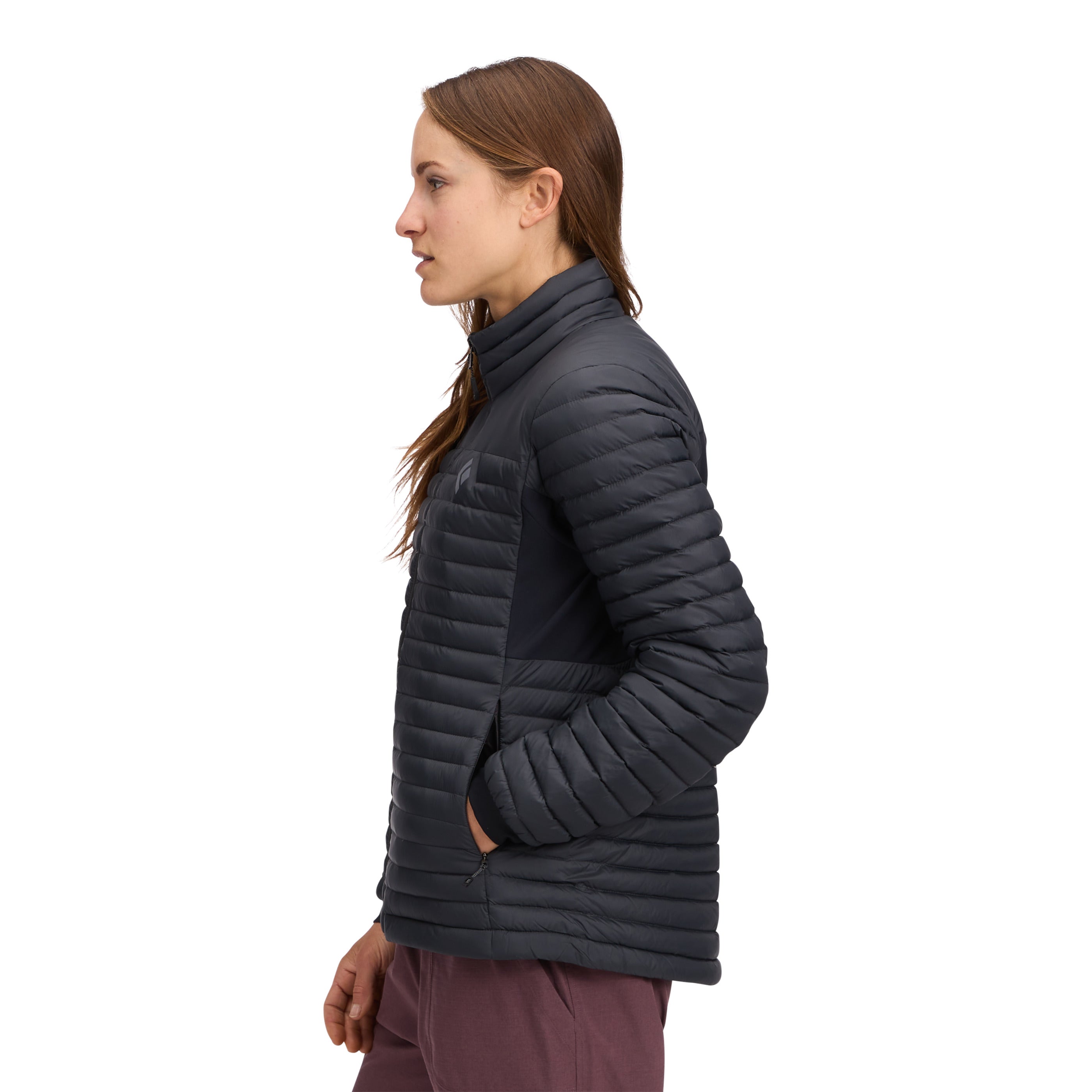 Black ~ Model is 5' 8" | Chest 34" | Waist 28" | Size Small/6 