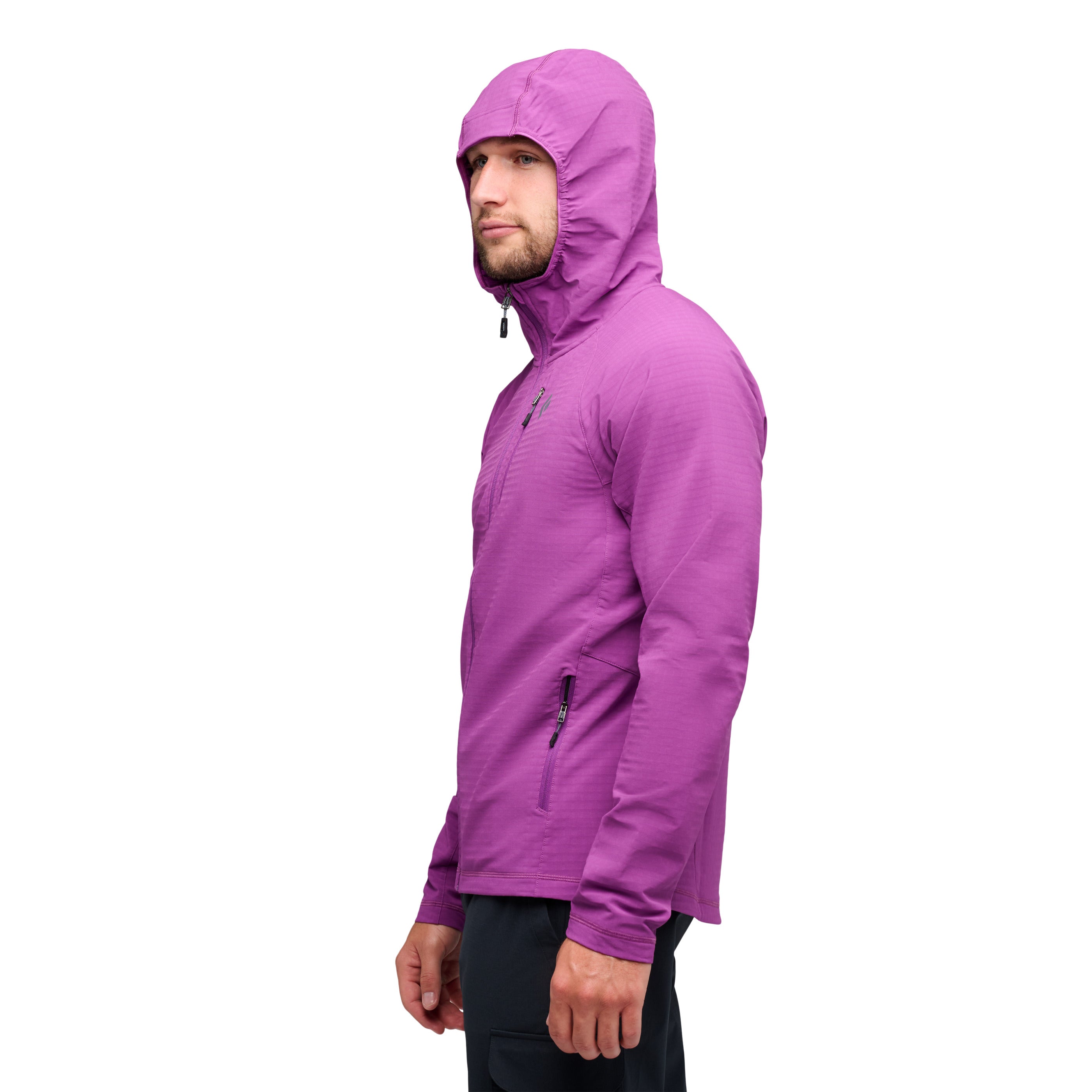 Piton Purple ~ Model is 5' 11" | Chest 40.5" | Waist 32" | Size Medium/32 