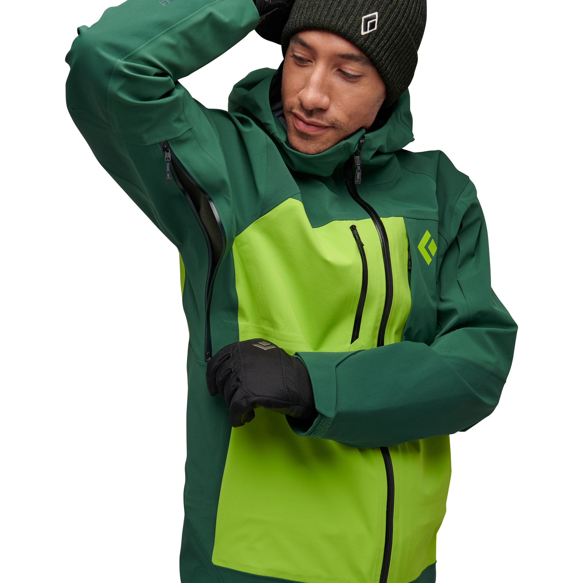 Mountain Forest-Lime Green