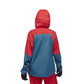 Coral Red-Creek Blue ~ Model is 5' 7" | Chest 33" | Waist 25" | Size Small/6 