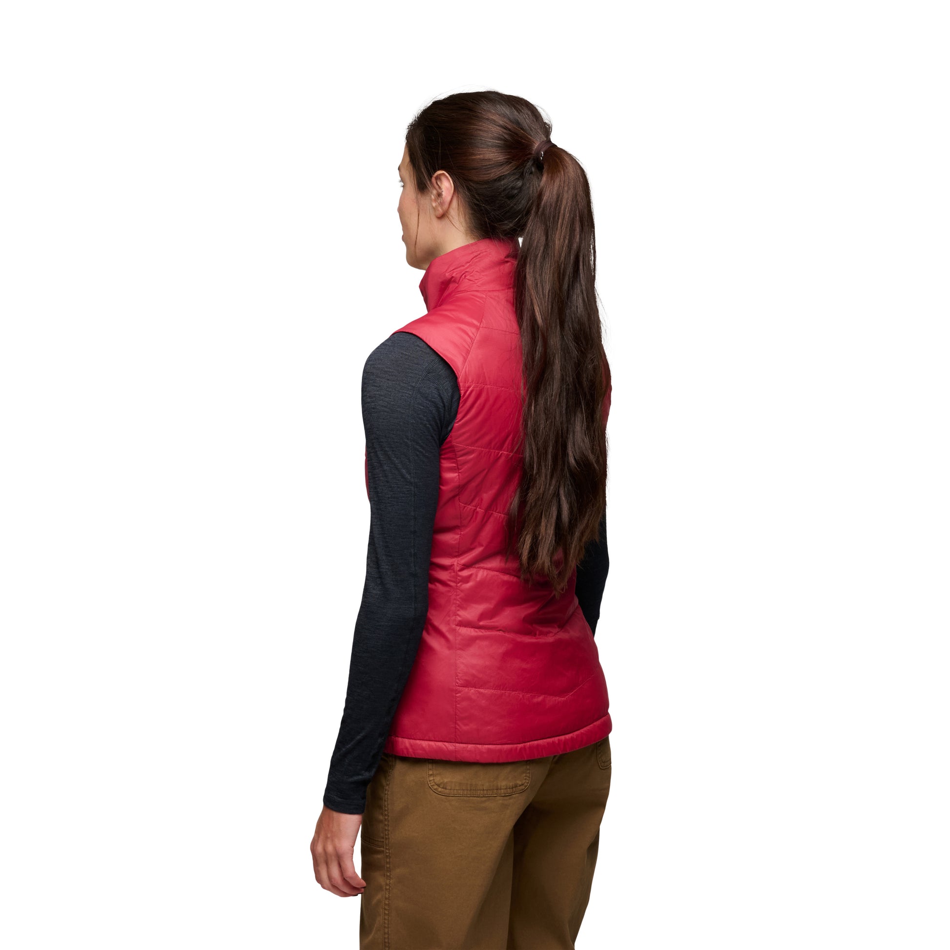 Mineral Red ~ Model is 5' 6" | Chest 36" | Waist 27" | Size Small/6 
