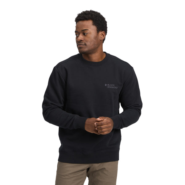 Men's Mini Stacked Crewneck – Black Diamond