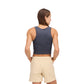 Charcoal ~ Model is 5' 8" | Chest 34" | Waist 28" | Size Small/6 