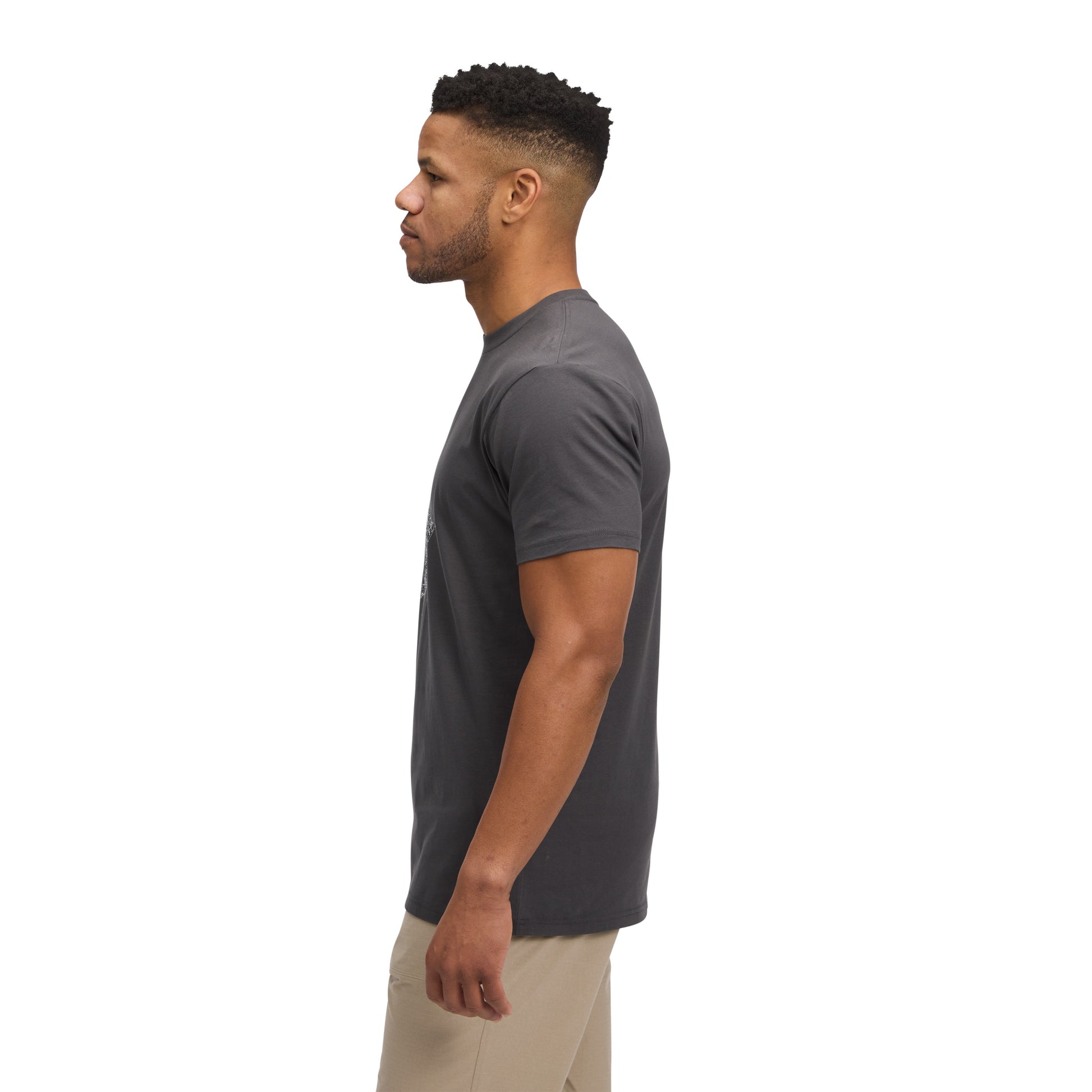 Anthracite ~ Model is 5' 11" | Chest 40" | Waist 33" | Size Medium/32 