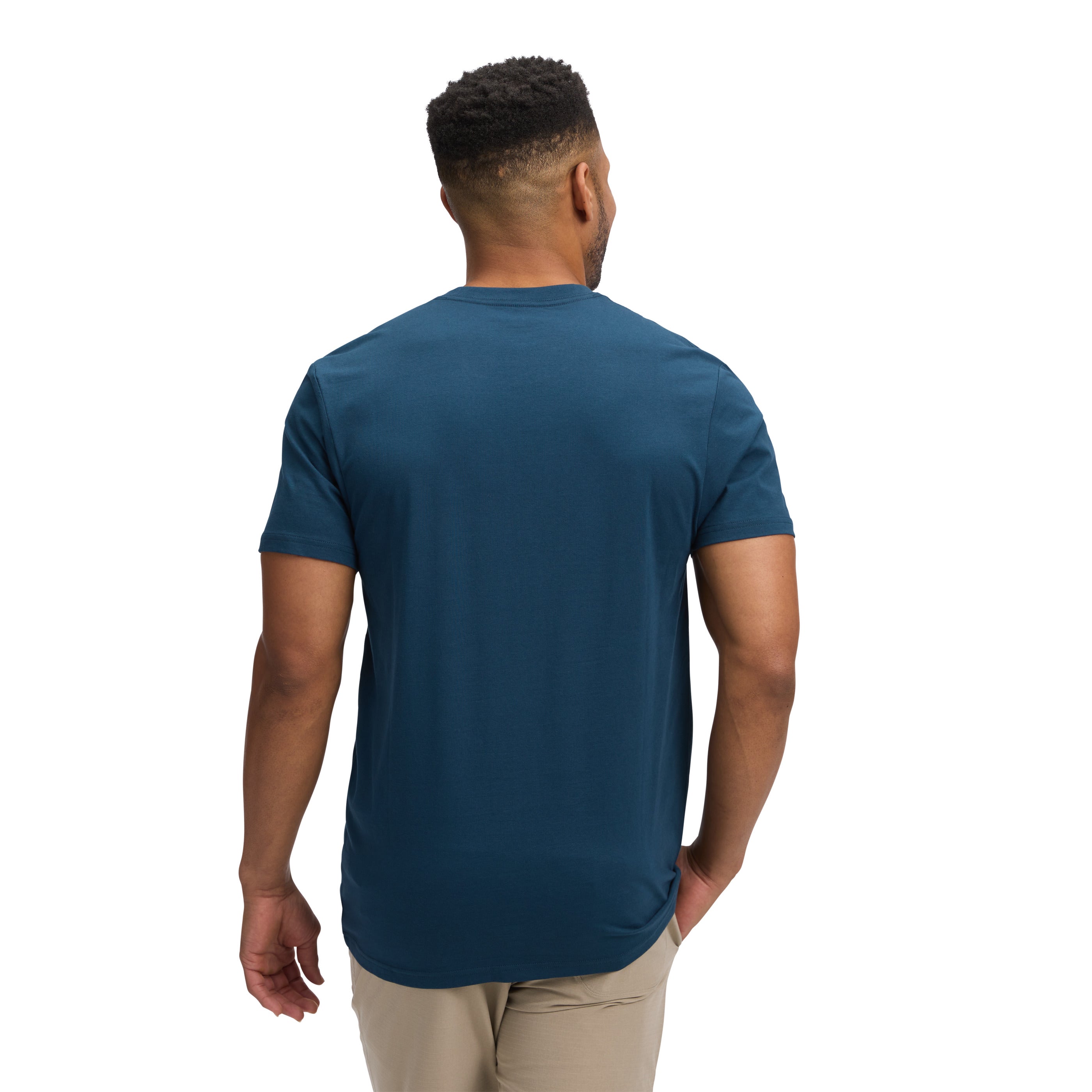 Indigo ~ Model is 5' 11" | Chest 40" | Waist 33" | Size Medium/32 