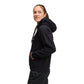 Black ~ Model is 5' 8" | Chest 34" | Waist 28" | Size Small/6 