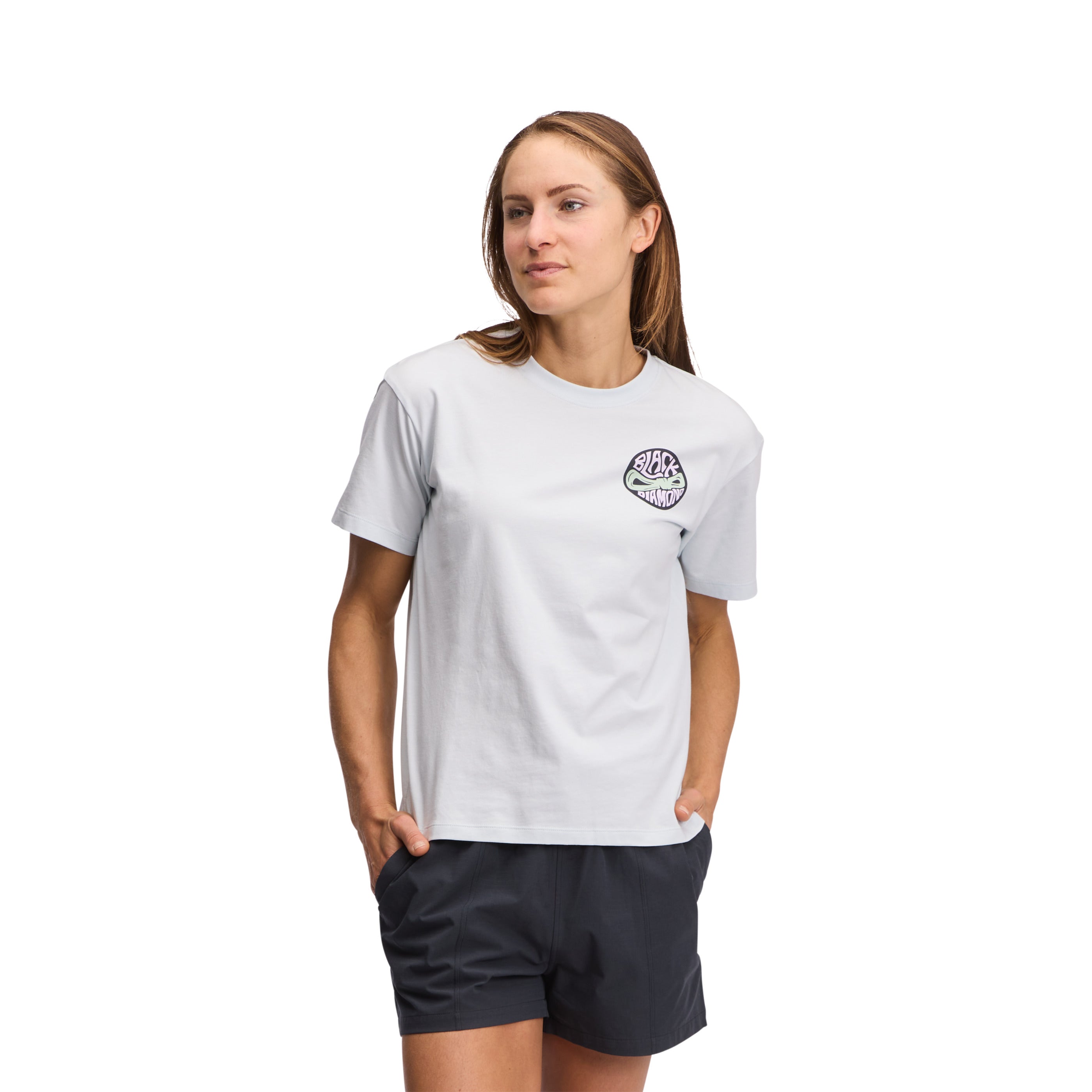 Women's Rope Badge Short Sleeve Tee – Black Diamond