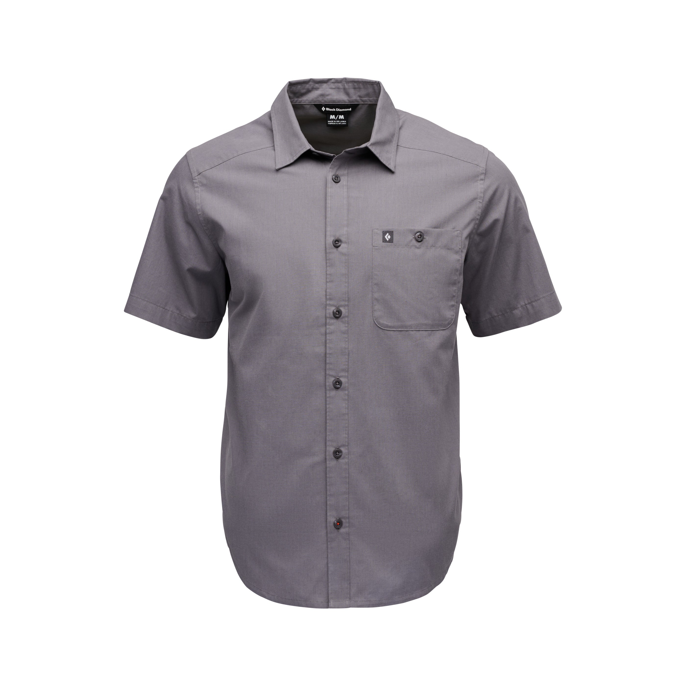 Black Diamond Men's Wingate Short Sleeve Shirt, Steel Grey / M Black Diamond Men's Wingate Short Sleeve Shirt, Steel Grey / M