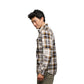 Dark Curry-Off White ~ Model is 6' 0" | Chest 40" | Waist 32" | Size Medium/32 