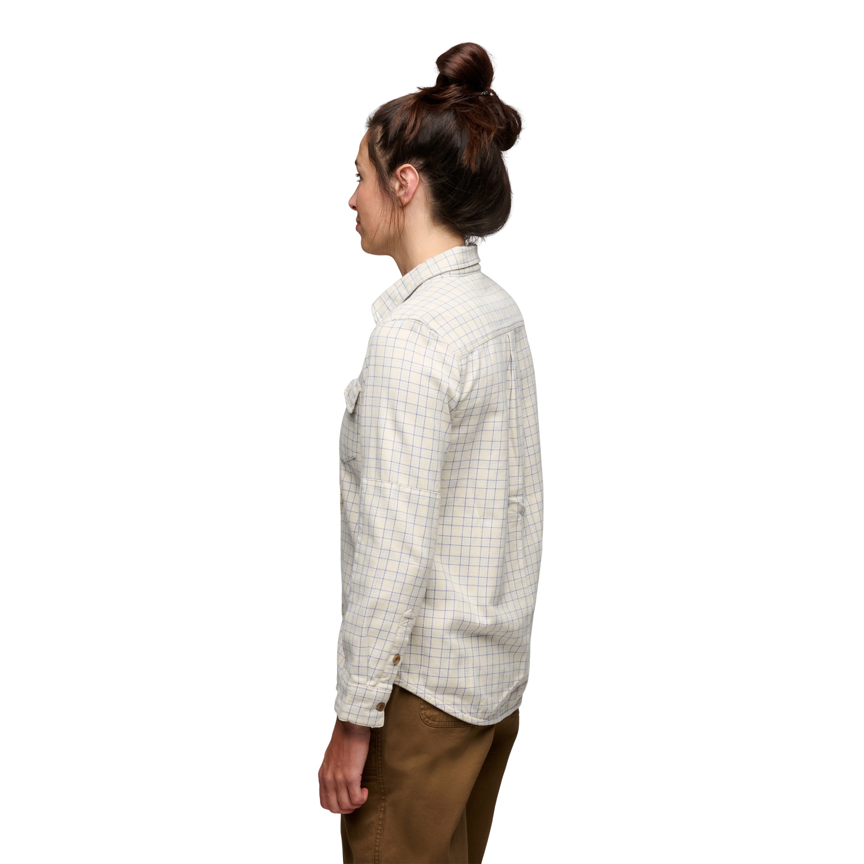 Chalk-Fog Blue ~ Model is 5' 6" | Chest 36" | Waist 27" | Size Small/6